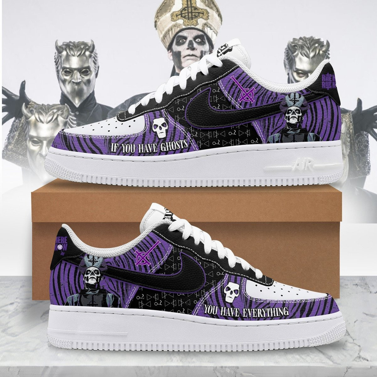 Ghost If You Have Ghosts Air Force 1 Shoes Gifts For Husband