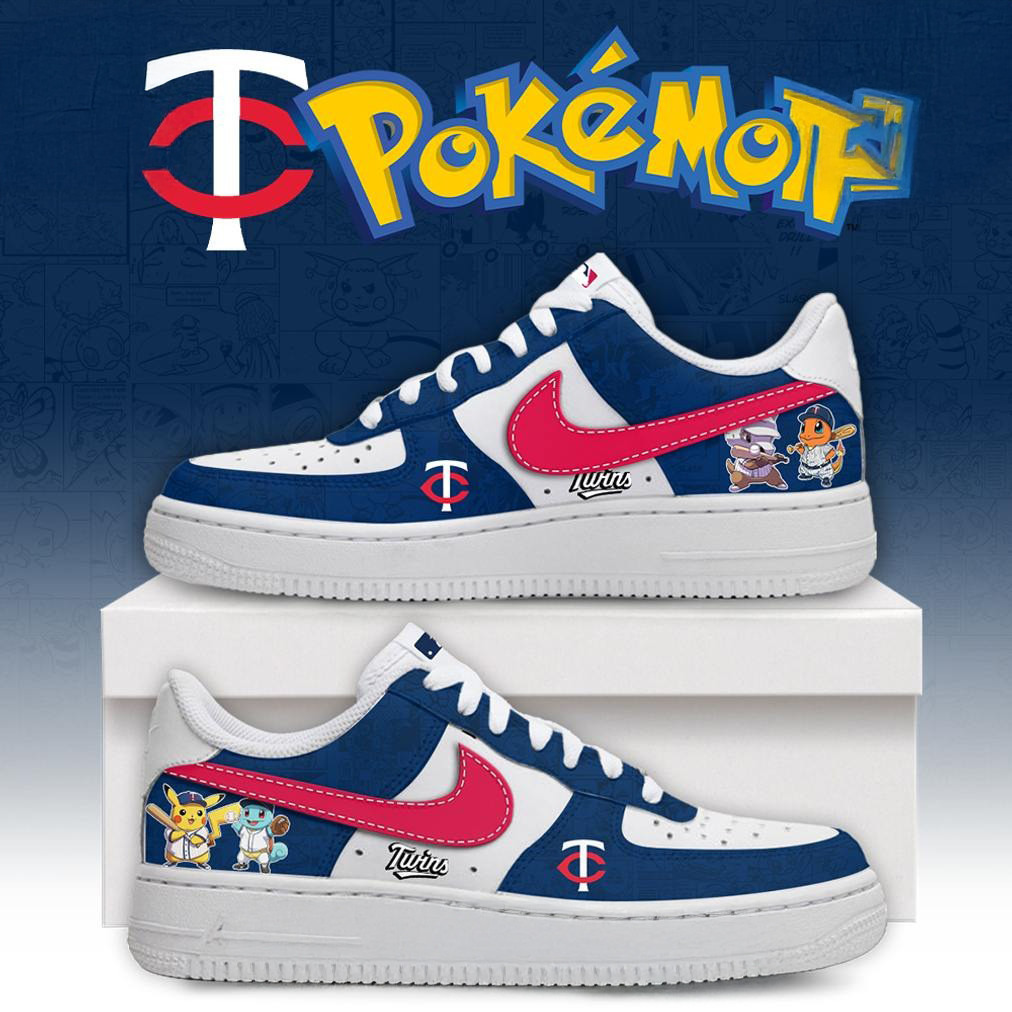 Minnesota Twins X Pokemon Go Special Edition Air Force 1 Presents For Baseball Fans