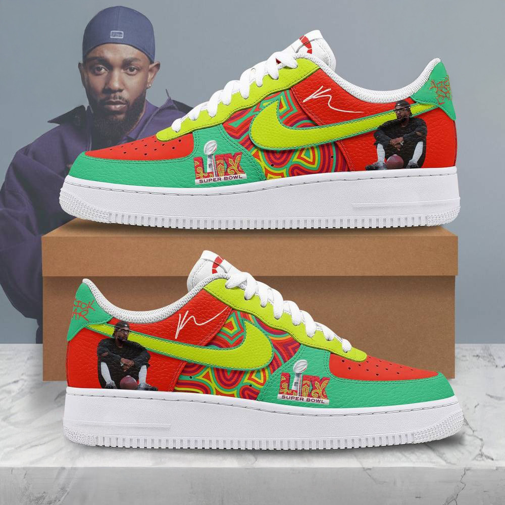 Kendrick Lamar Super Bowl Lix Halftime Show Air Force 1 Music Gifts For Fans