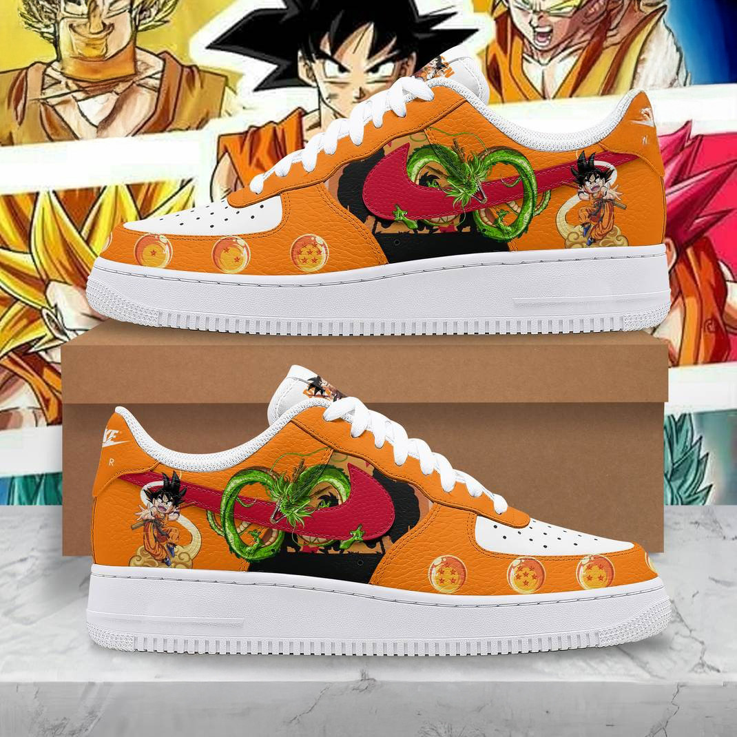 Dragon Ball Z Special Orange Air Force 1 Sneaker Gifts For Husband