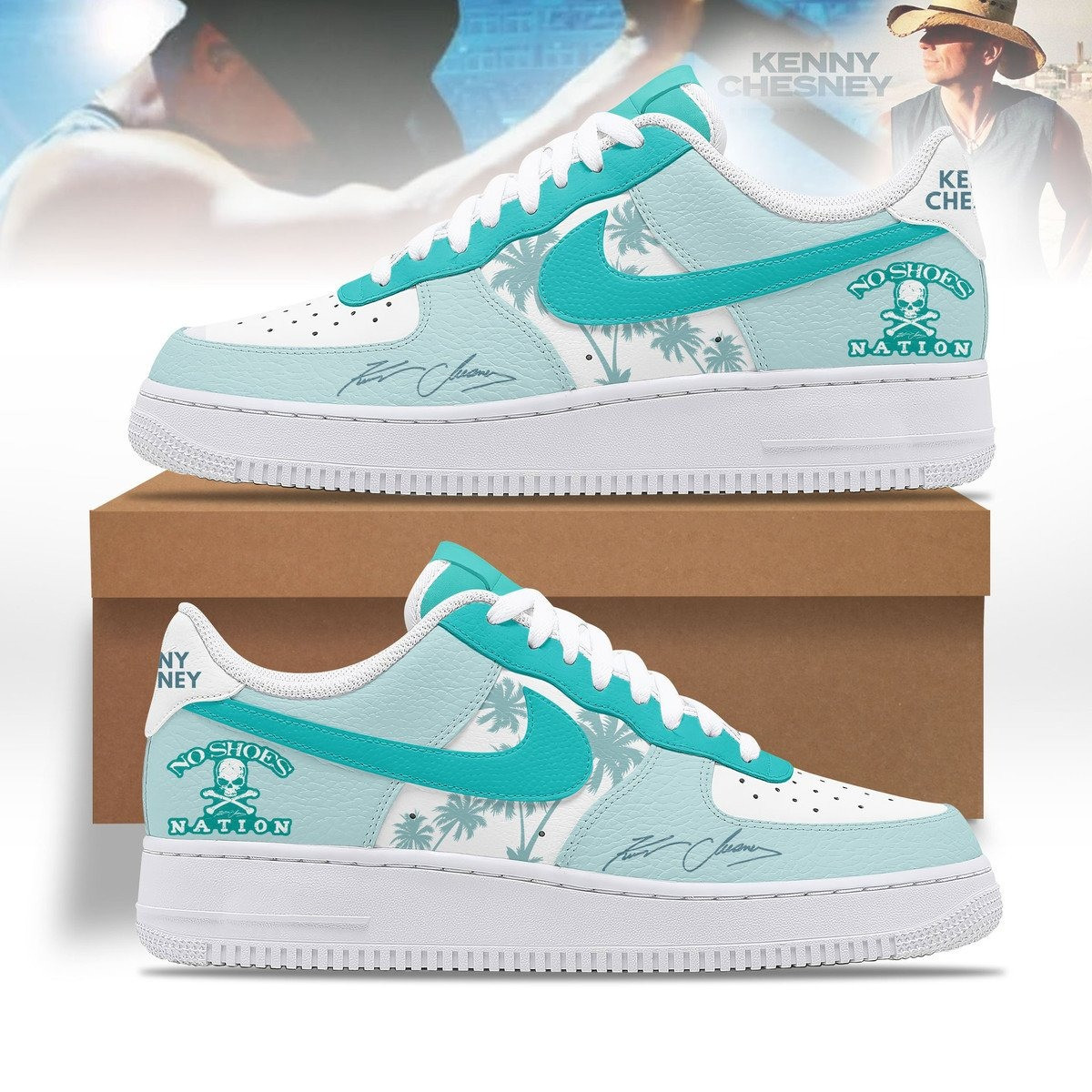 Kenny Chesney No Shoes Nation Air Force 1 Shoes Gifts For Music Fans