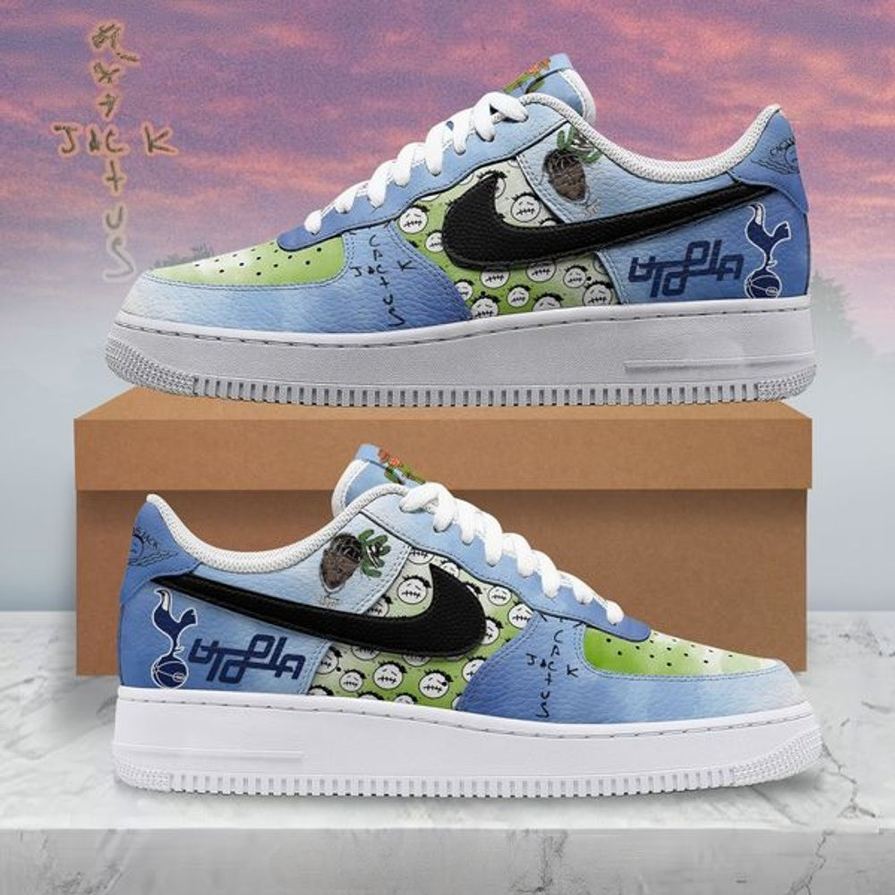 Tottenham X Travis Scott Limited Edition Air Force 1 Music Lover Gifts For Him