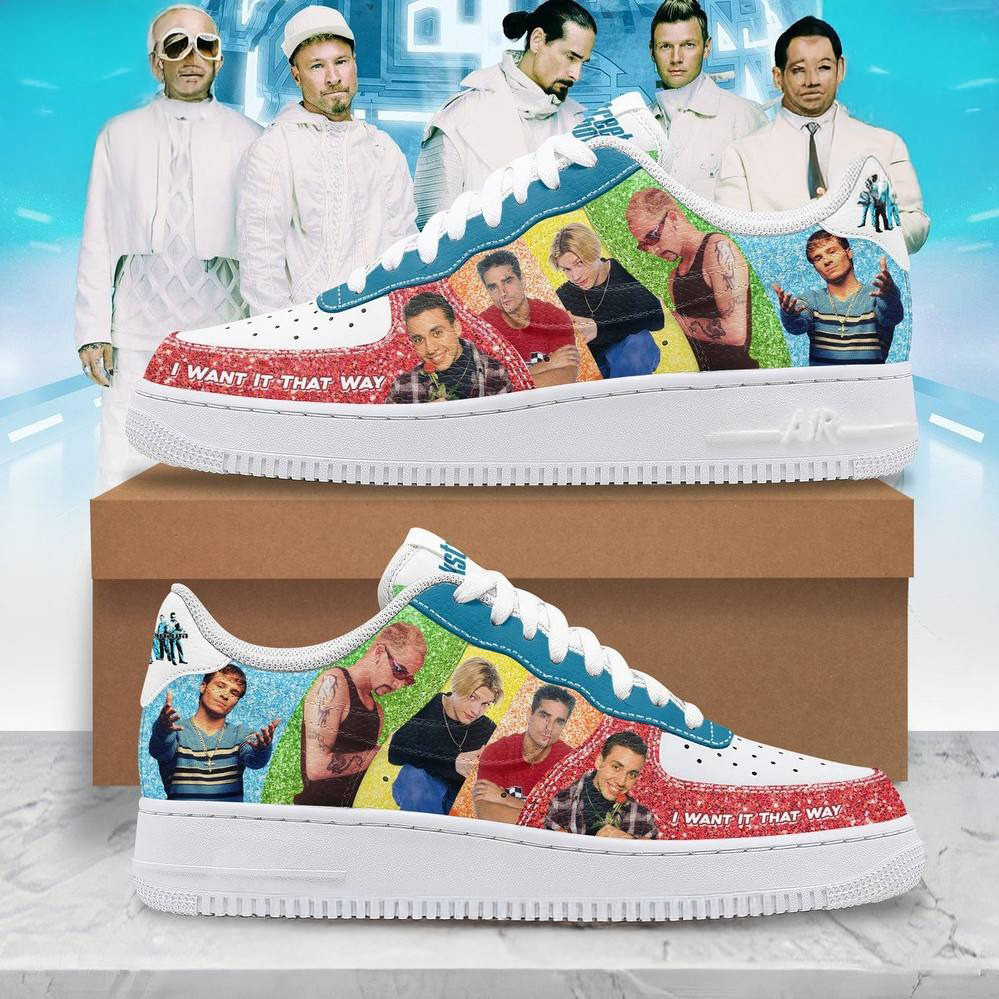 Backstreet Boys I Want It That Way Special Air Force 1 Sneaker Gifts For Fans