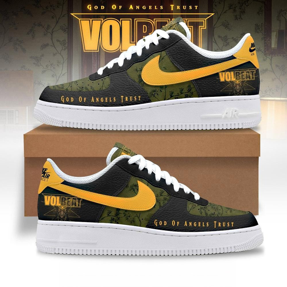 Volbeat God Of Angels Trust Limited Edition Air Force 1 Gifts For Someone Who Loves Music