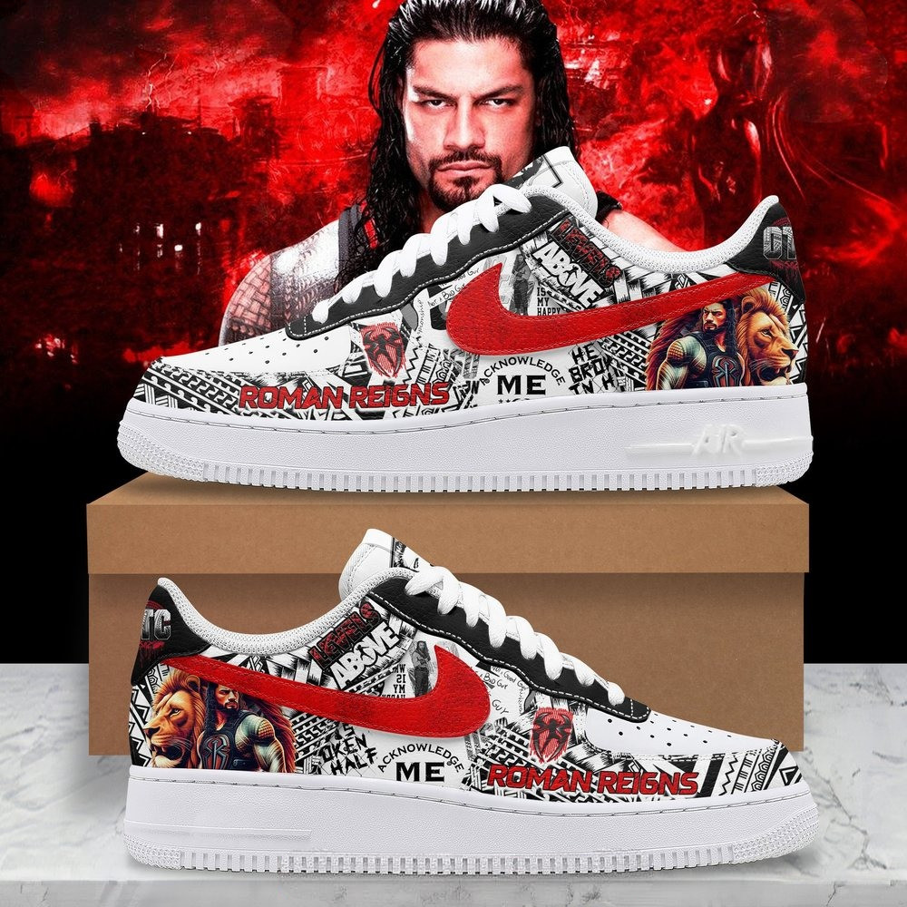 Wwe Roman Reigns Otc Limited Edition Nike Air Force 1 Father'S Day Presents
