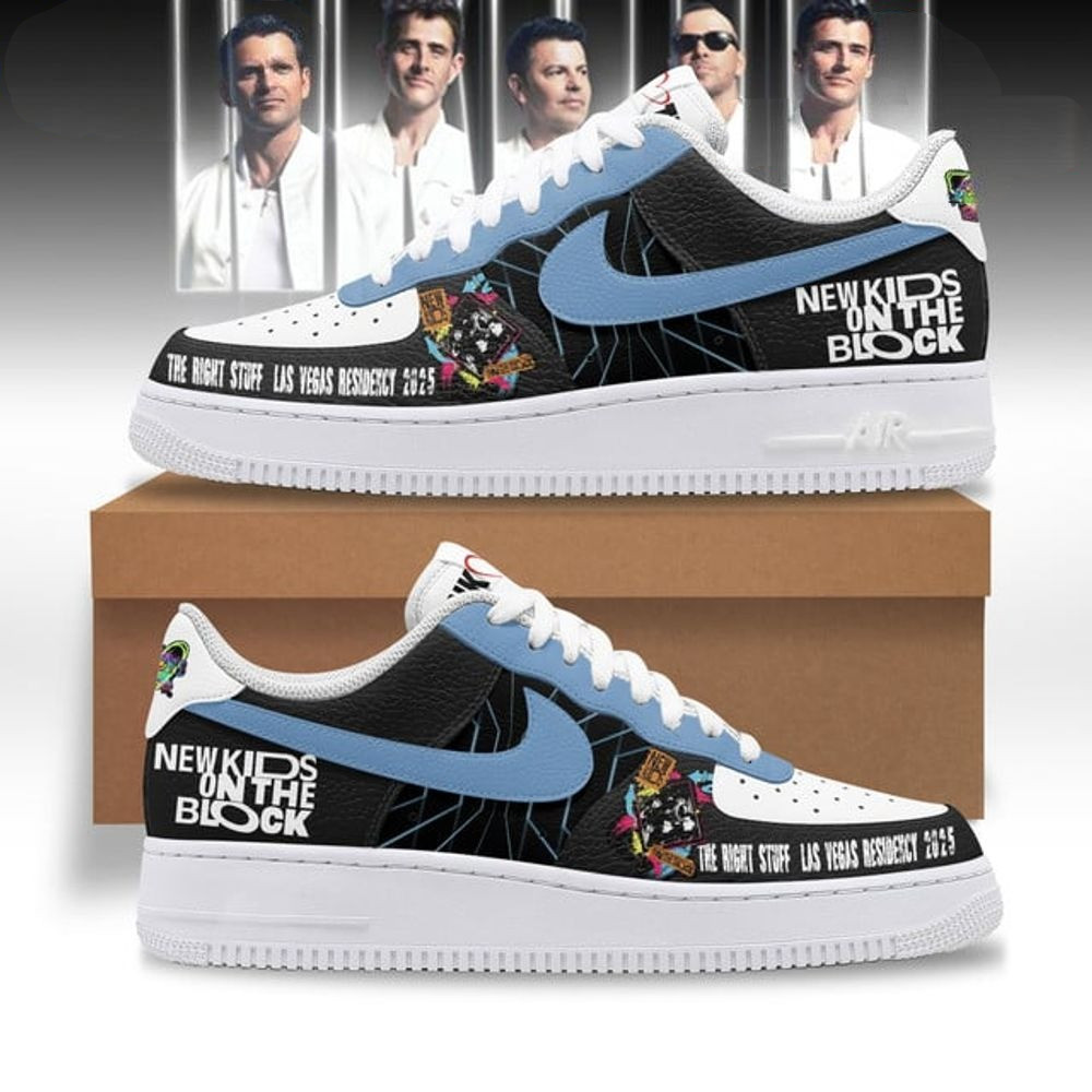 New Kids On The Block The Right Stuff Las Vegas Residency Nike Air Force 1 Fans Gifts
