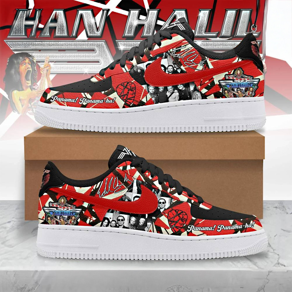 Van Halen Panama Panama-Ha Air Force 1 Sneaker Special Shoes Gift For Him
