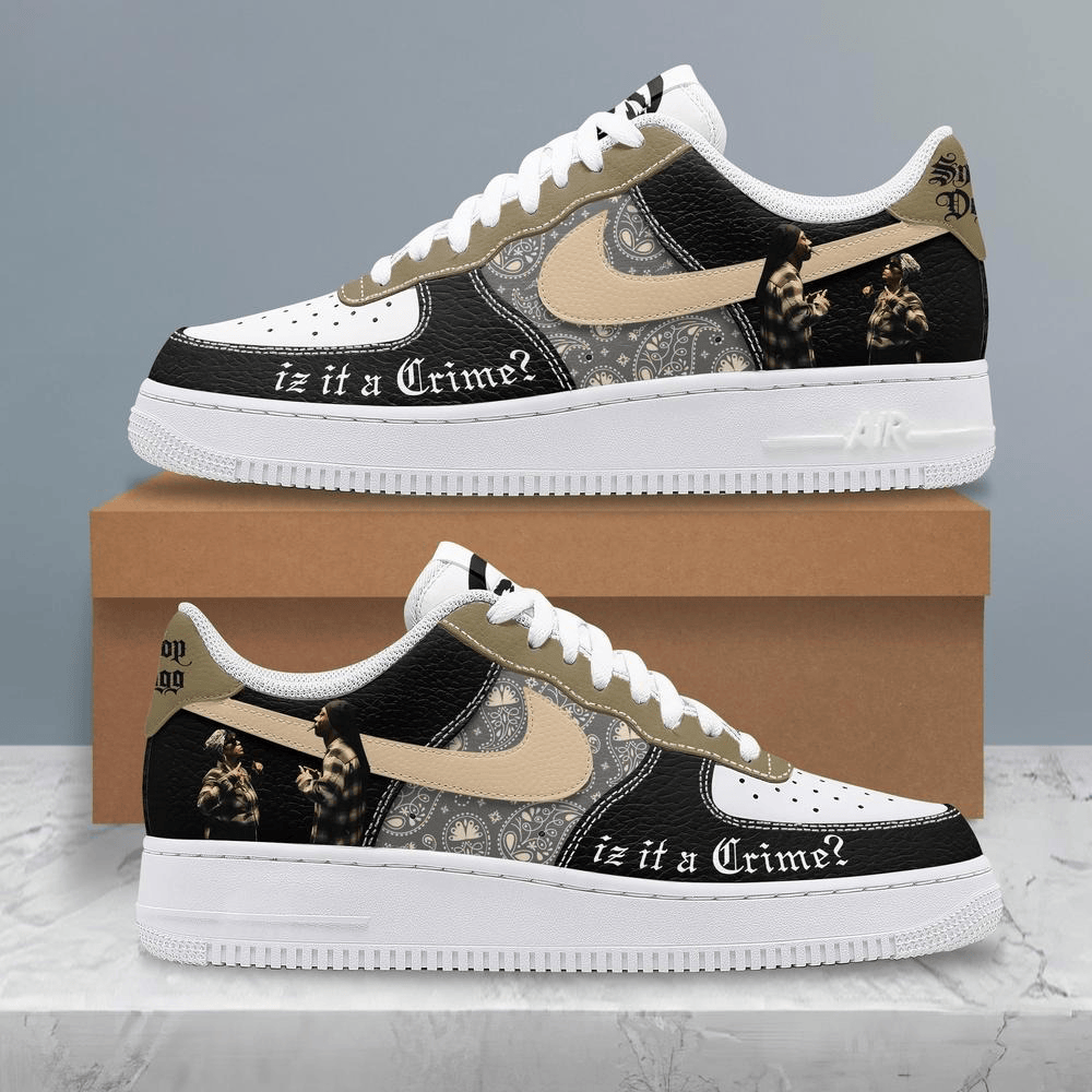 Snoop Dogg Iz It A Crime Limited Edition Air Force 1 Gift Ideas For Music Lovers