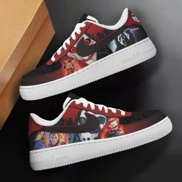 Horror Air Low-Top Sneakers AF1 Shoes For Men And Women