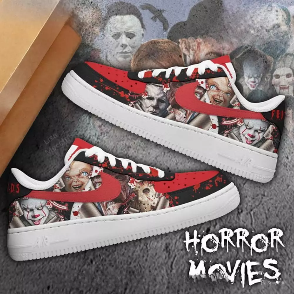 Horror Air Low-Top Sneakers Shoes Best Gifts For Men And Women