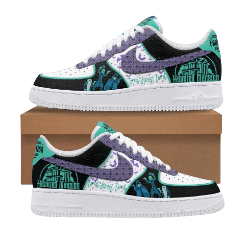 Haunted Mansion Tomb Sweet Tomb Halloween Air Low-Top Sneakers Shoes For Men And Women