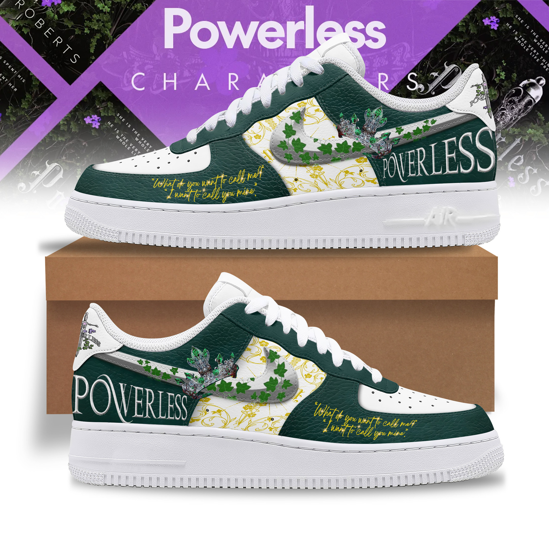 Powerless Air Low-Top Sneakers Shoes For Men And Women