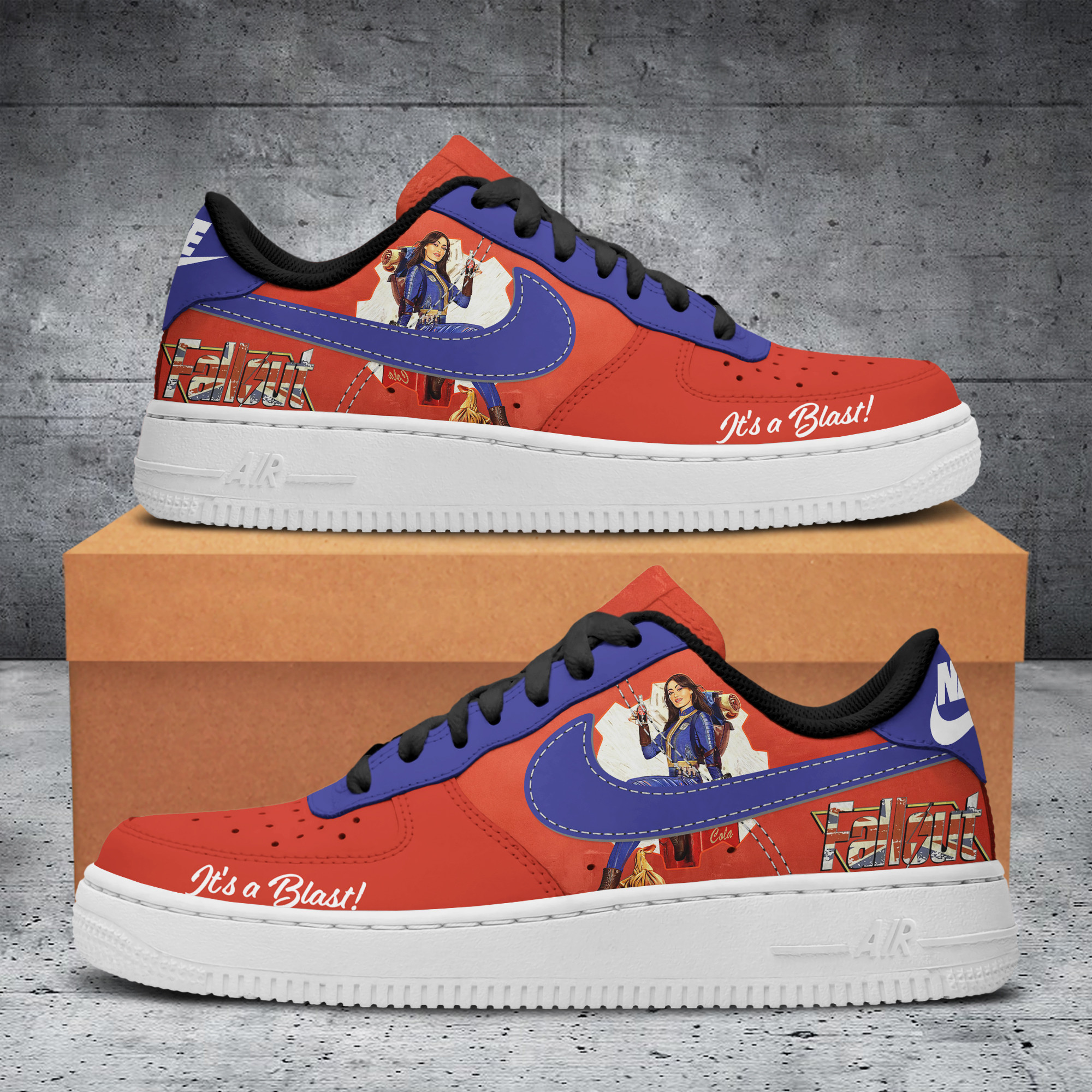 Fallout Air Low-Top Sneakers Shoes For Men Women