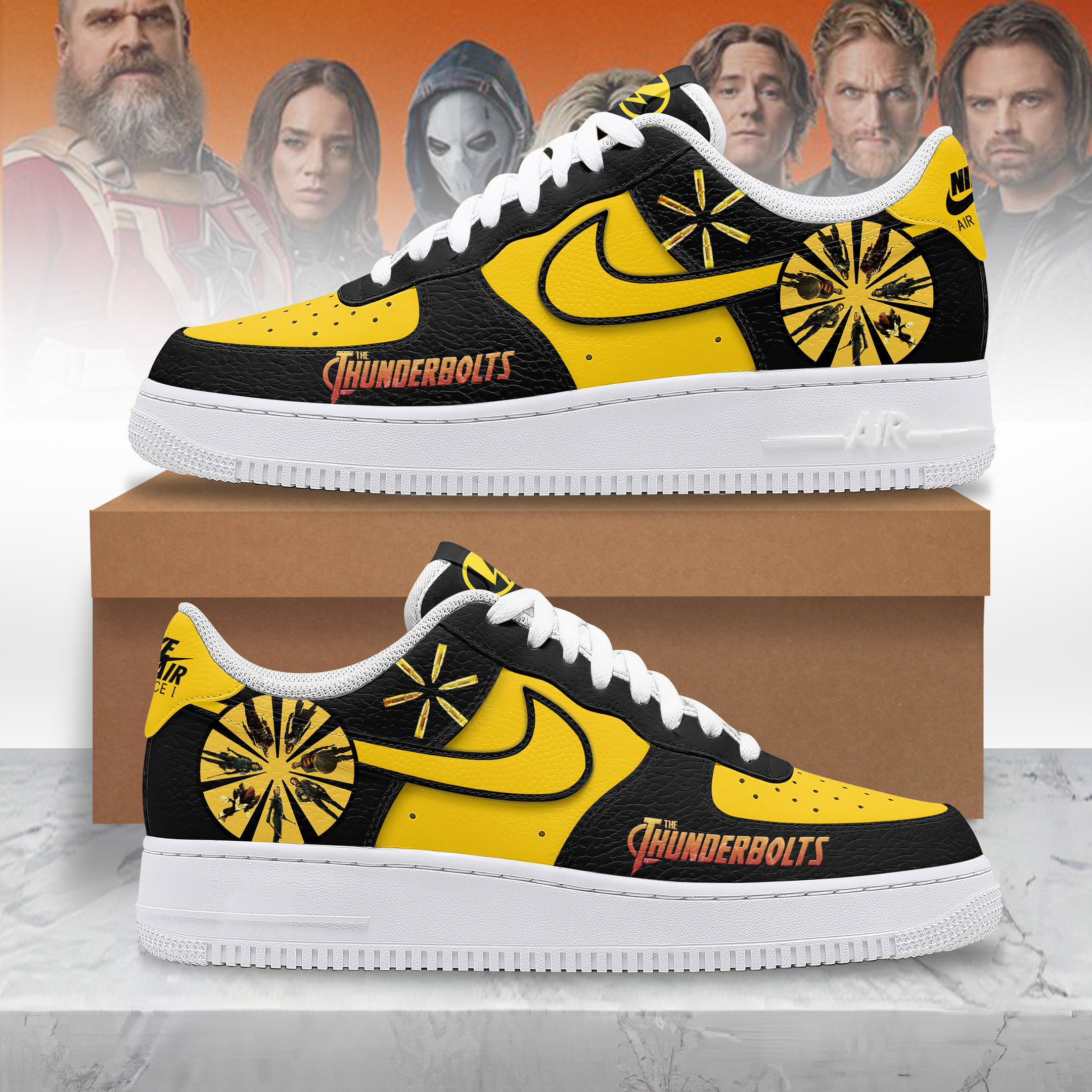 Thunderbolts Air Low-Top Sneakers Shoes For Men And Women