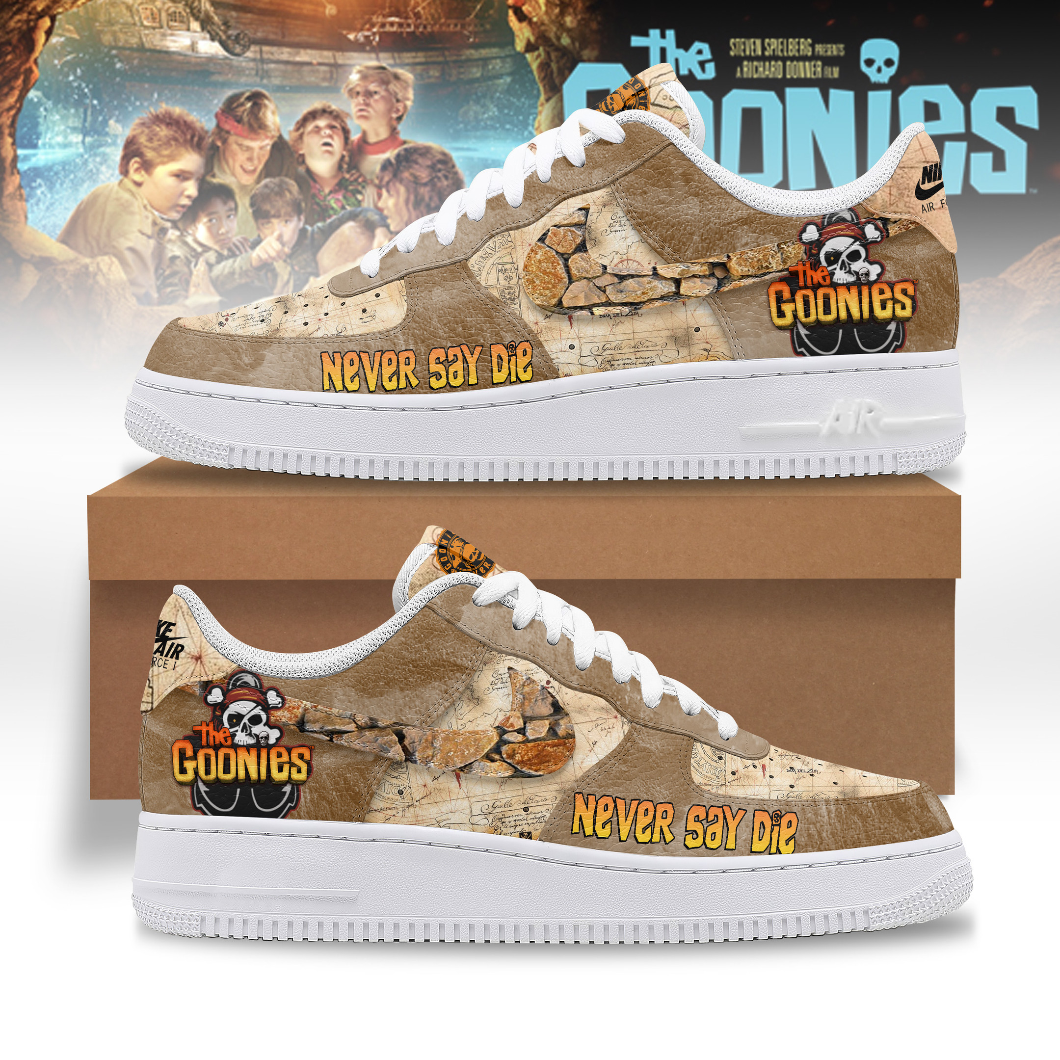 The Goonies Air Low-Top Sneakers Shoes For Men And Women