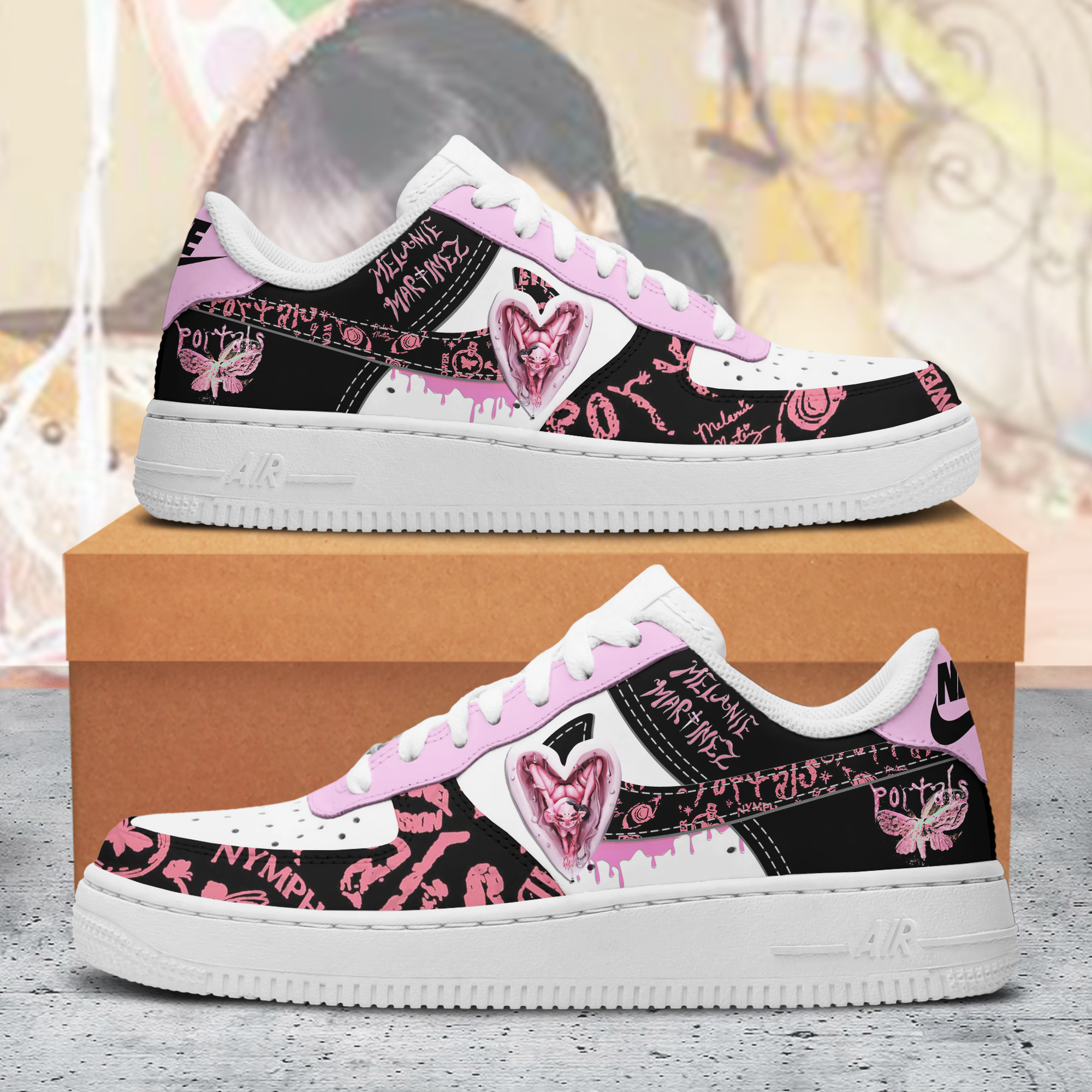 Melanie Martinez Nike Air Force 1 Sneakers Shoes For Men Women