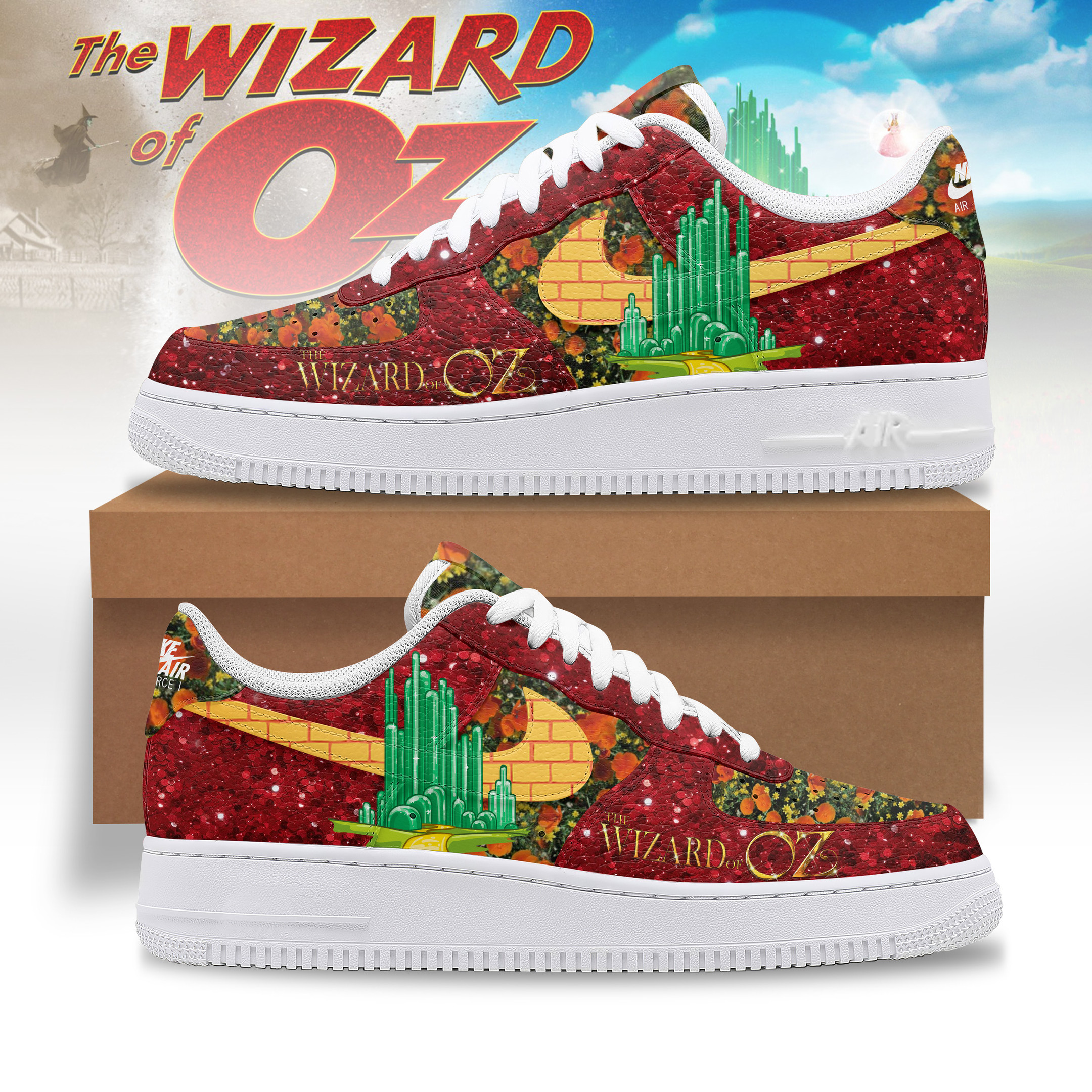 The Wizard Of Oz Air Low-Top Sneakers Shoes For Men And Women