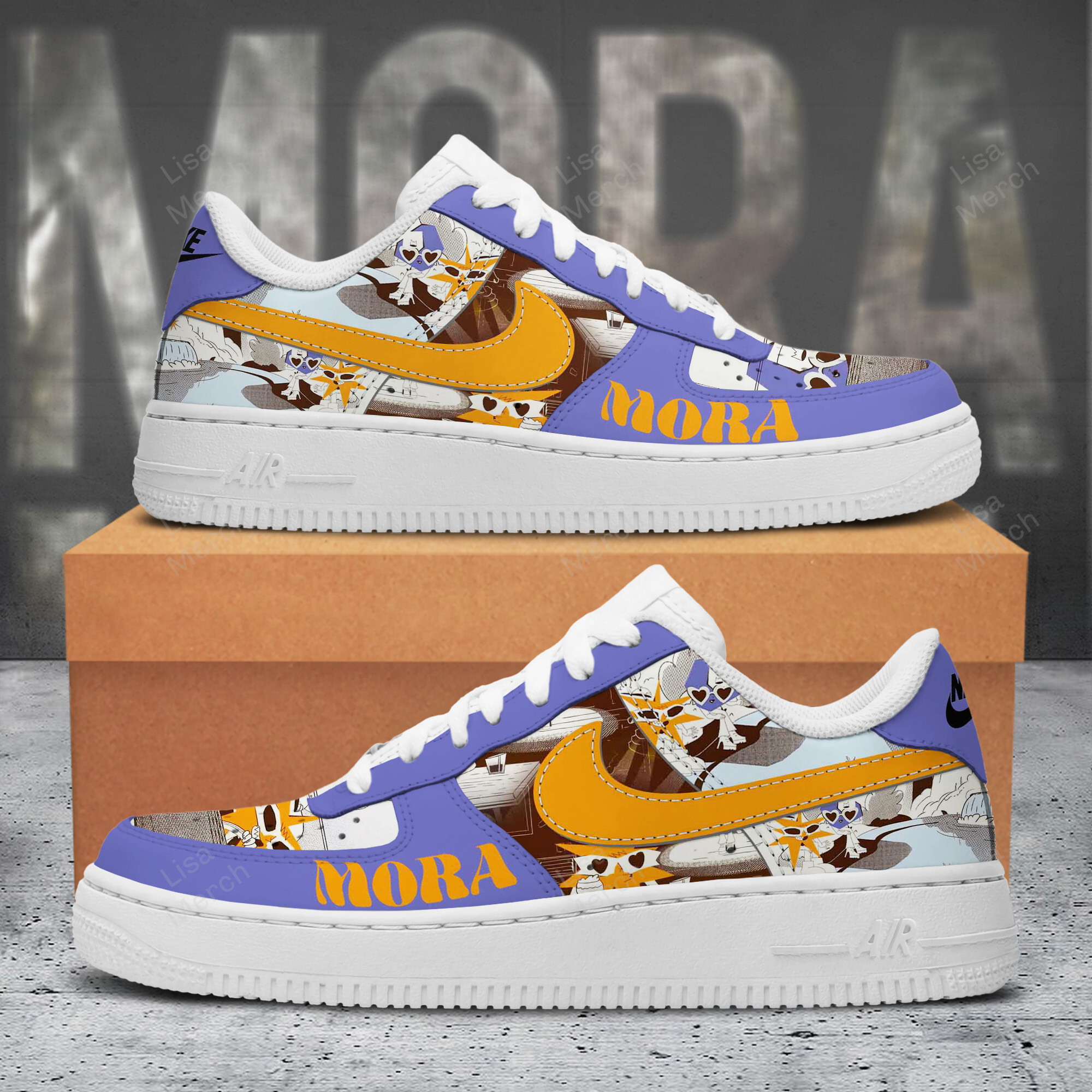 Mora Nike Air Force 1 Sneakers Shoes For Men And Women