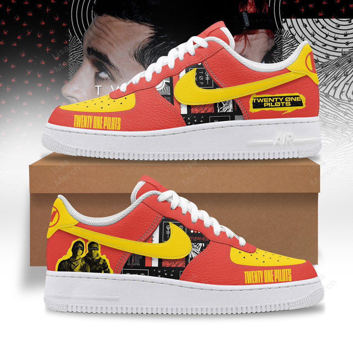 Twenty One Pilots Air Low-Top Sneakers Shoes For Men Women