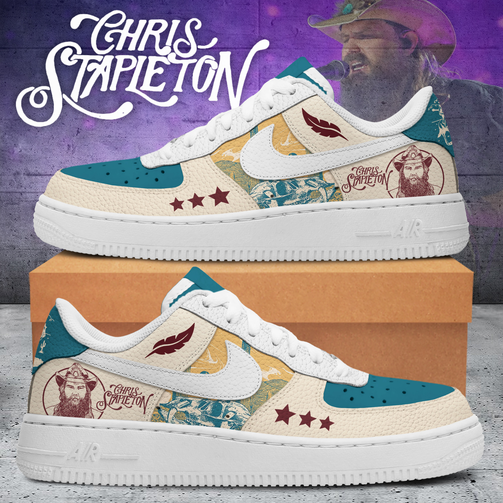 Chris Stapleton Air Low-Top Sneakers Shoes For Men Women