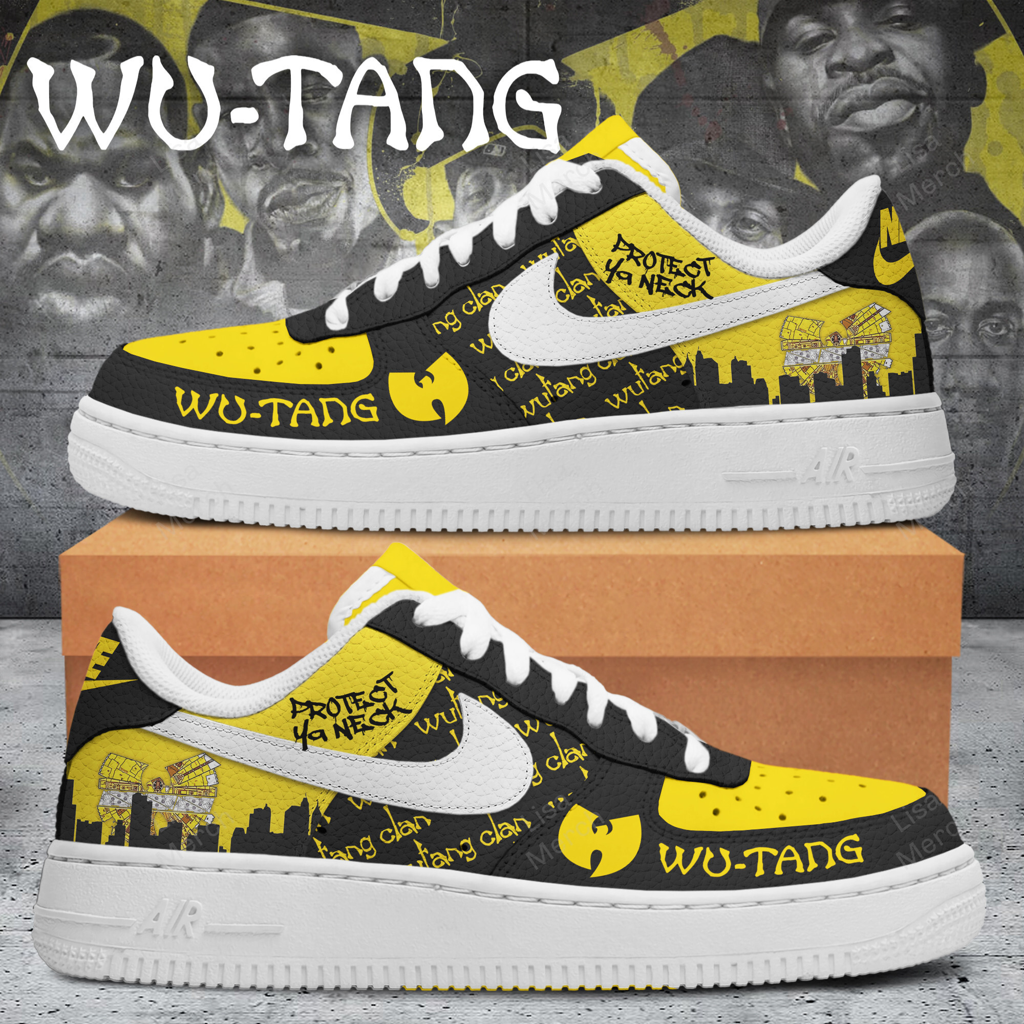 Wu Tang Clan Air Low-Top Sneakers Shoes For Men Women