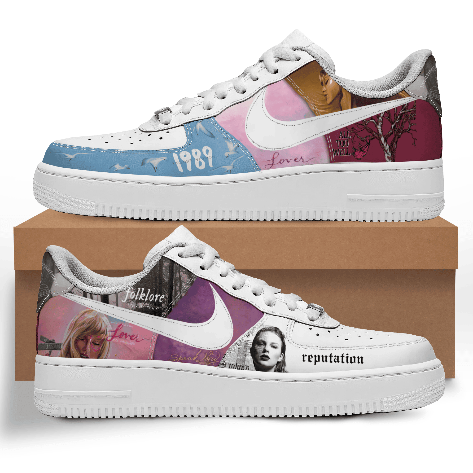 Taylor Swift Air Force 1 Sneakers Shoes For Men Women