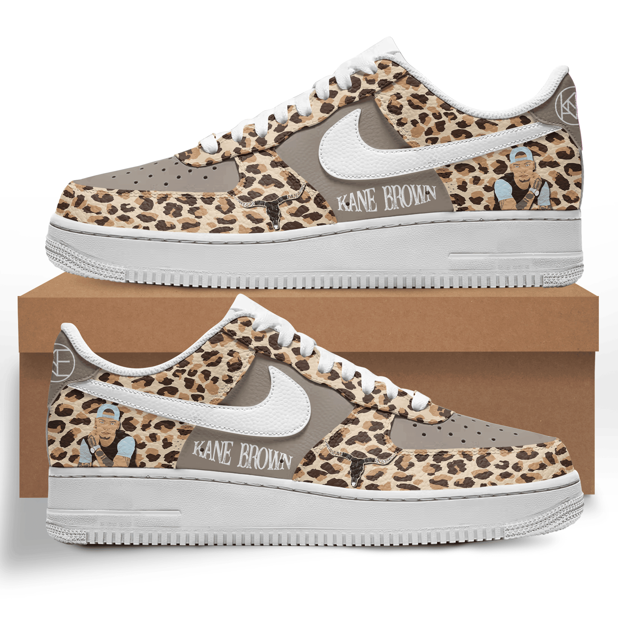 Kane Brown Nike Air Force 1 Sneakers Shoes For Men And Women