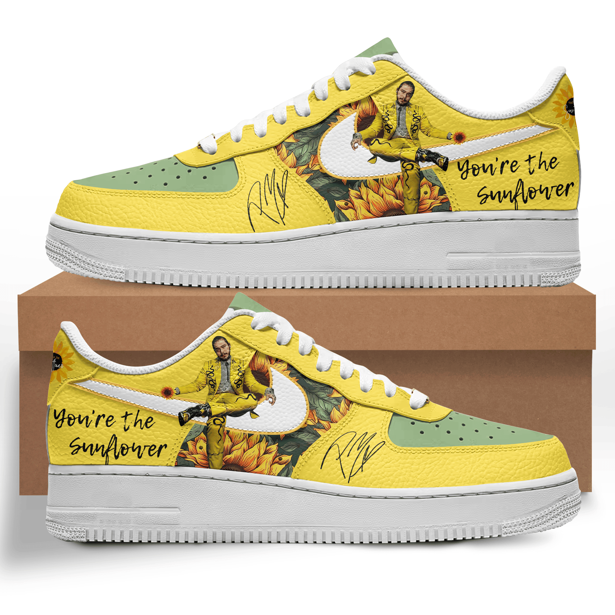 Post Malone Air Low-Top Sneakers Shoes For Men Women
