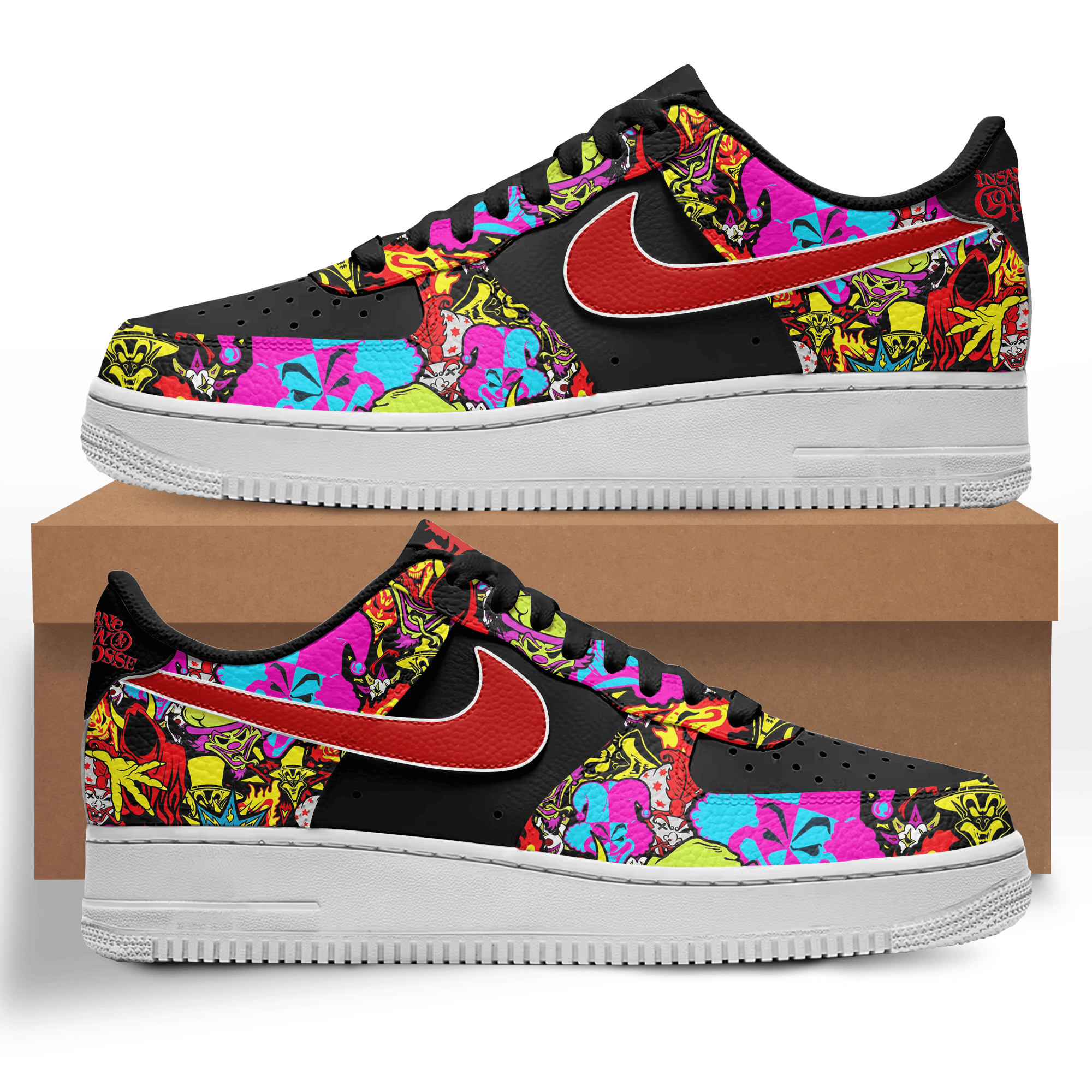 Insane Clown Posse Nike Air Force 1 Sneakers Shoes For Men And Women