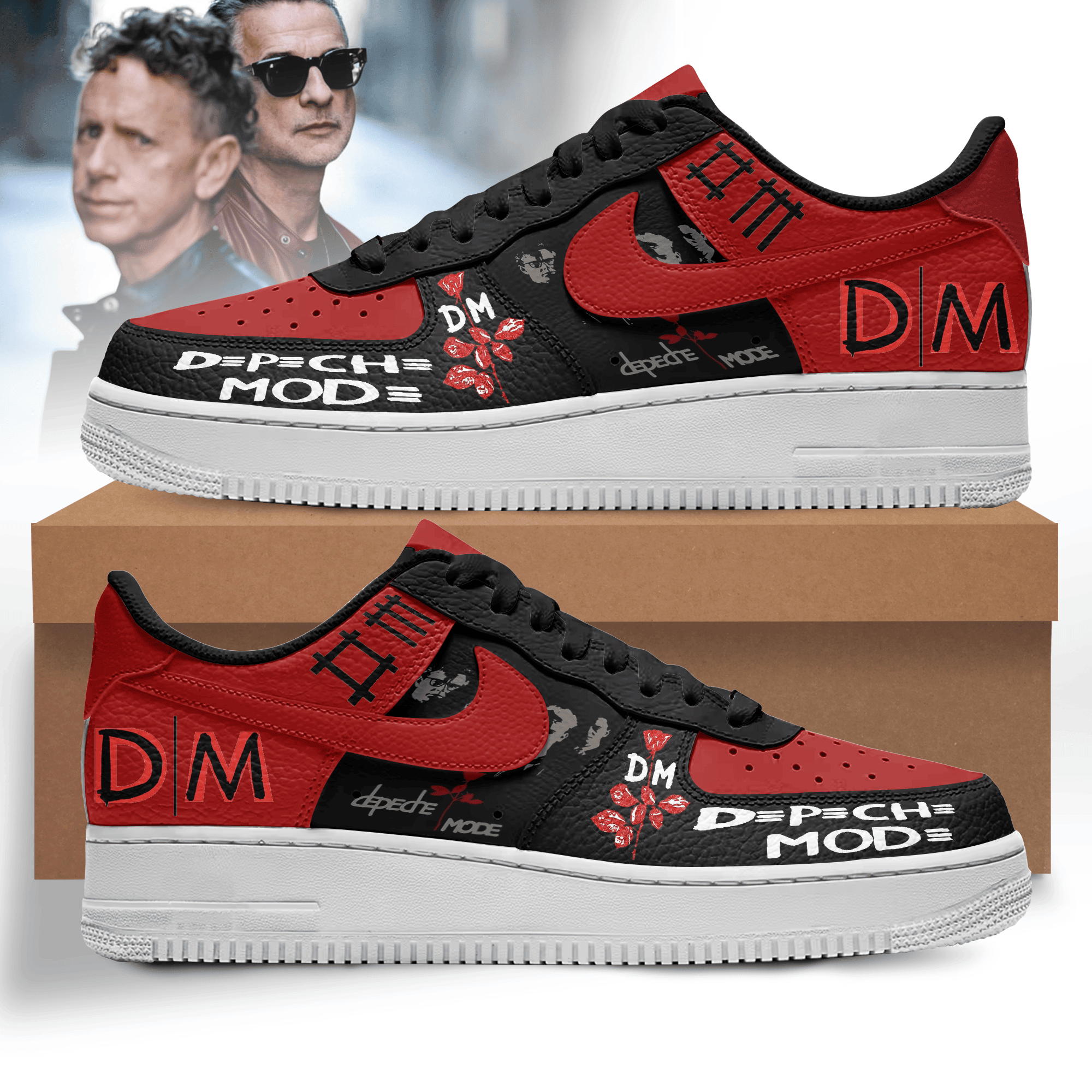 Depeche Mode Air Low-Top Sneakers Shoes For Men Women