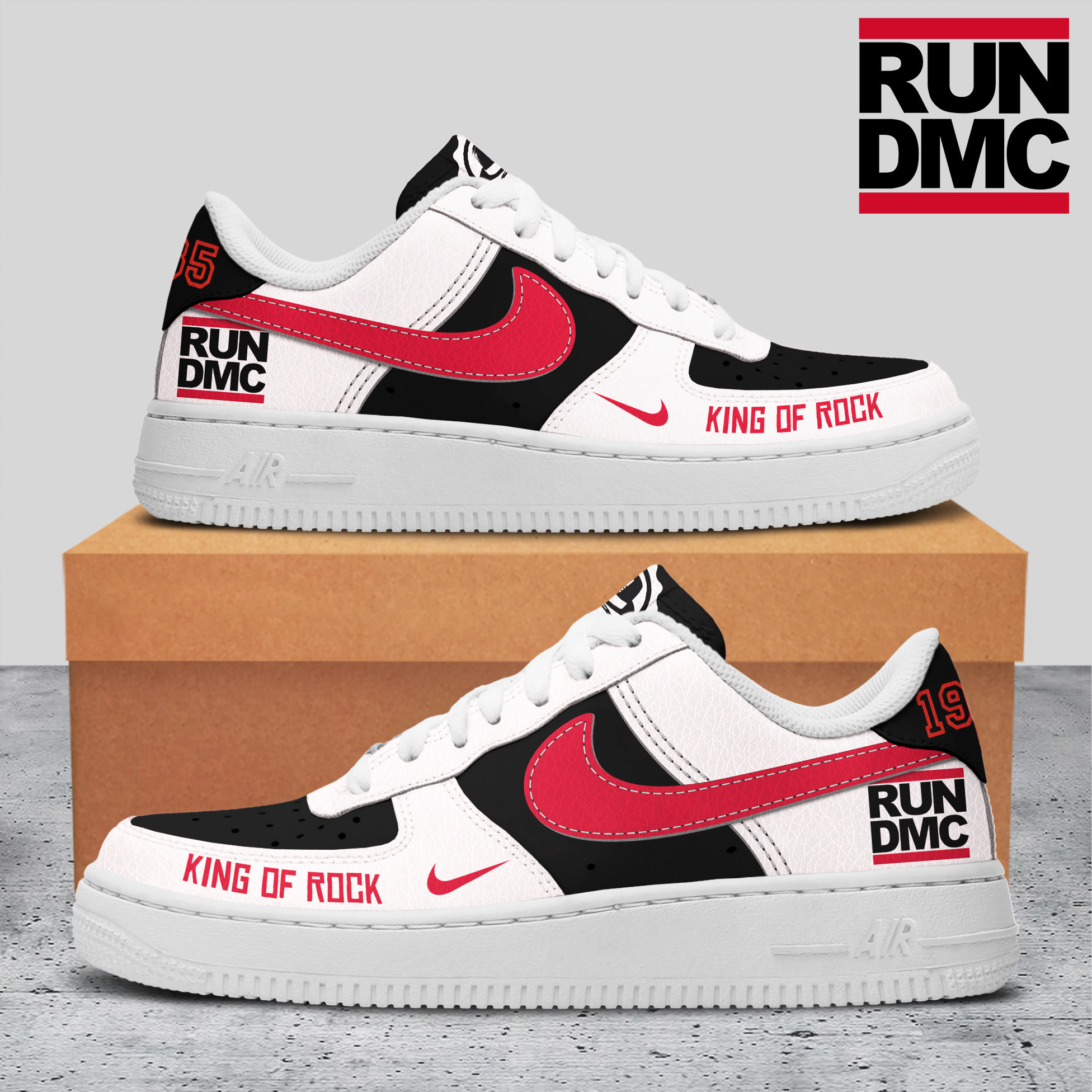 Run-D.M.C. Nike Air Force 1 Sneakers Shoes For Men And Women