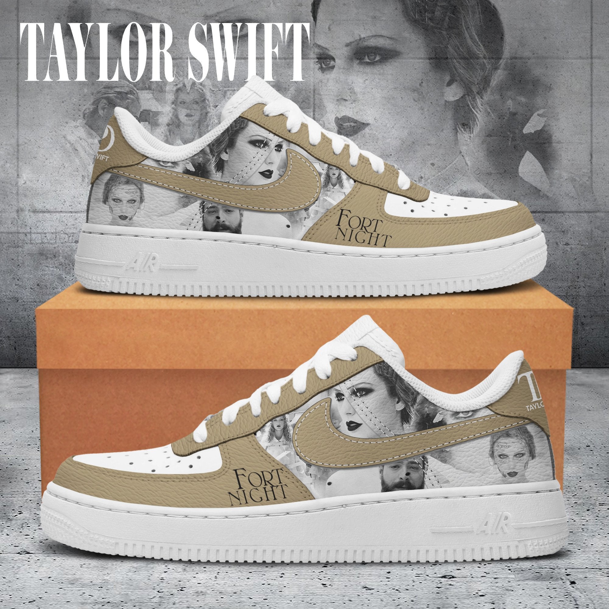 Taylor Swift Nike Air Force Sneakers AF1 Shoes For Men And Women