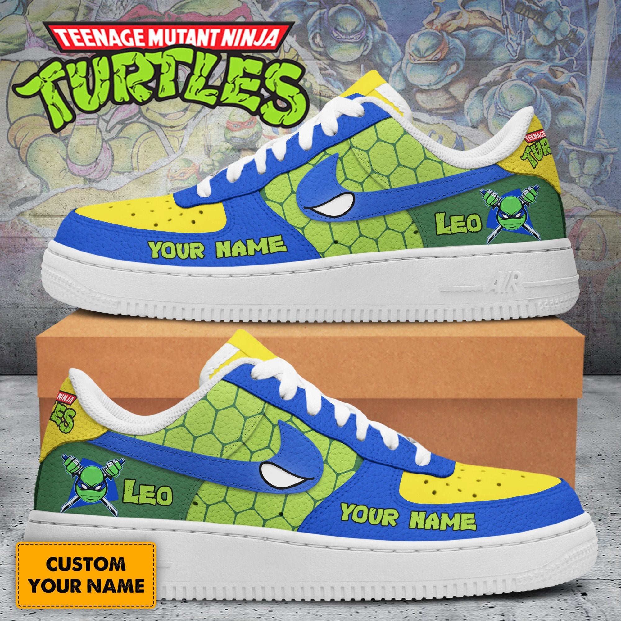 Teenage Mutant Ninja Turtles Air Low-Top Shoes For Men And Women
