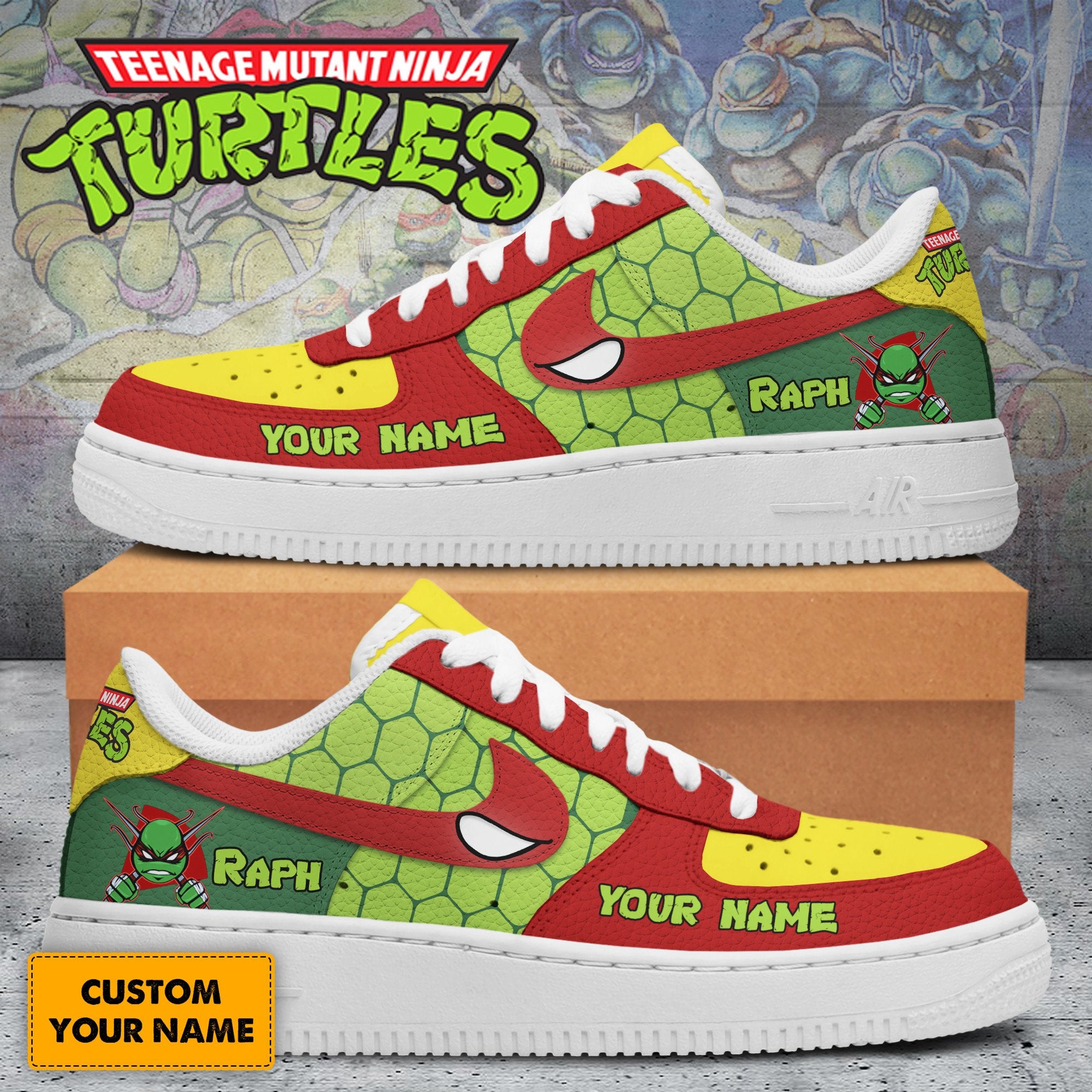 Teenage Mutant Ninja Turtles Air Low-Top Sneakers For Men And Women