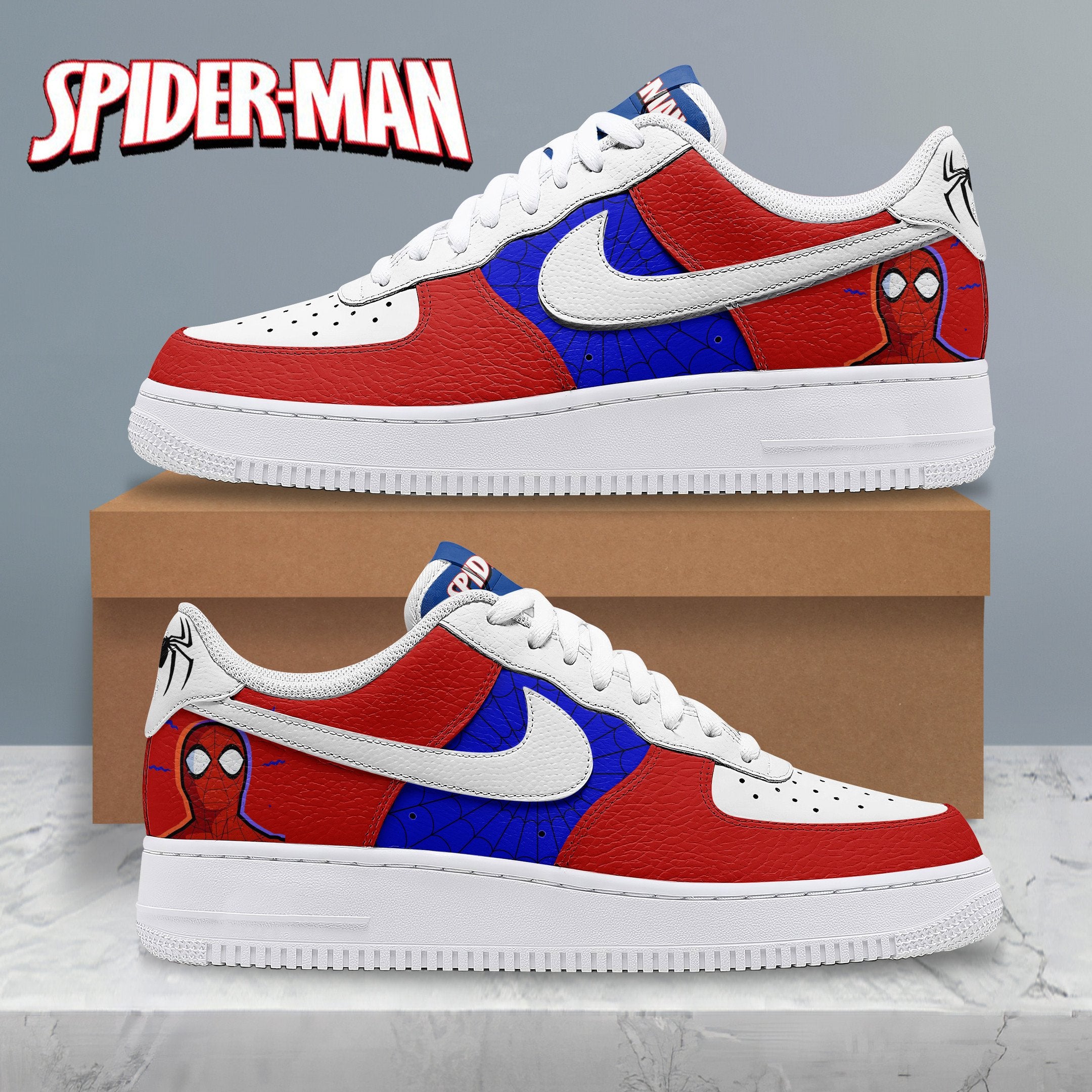 Spider Man Air Force 1 Sneakers Shoes For Men And Women