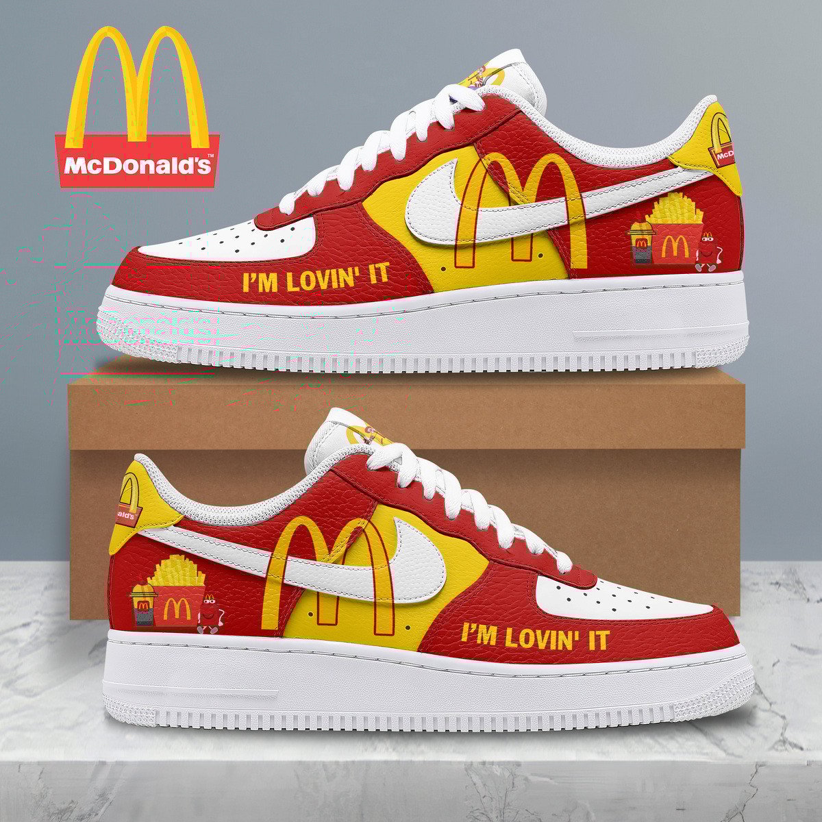 Mcdonalds Air Low-Top Sneakers Shoes For Men And Women