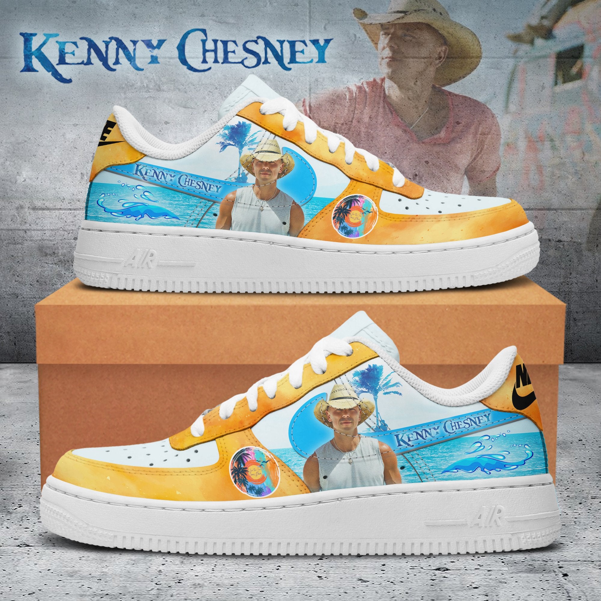 Kenny Chesney Air Low-Top Sneakers Shoes For Men And Women