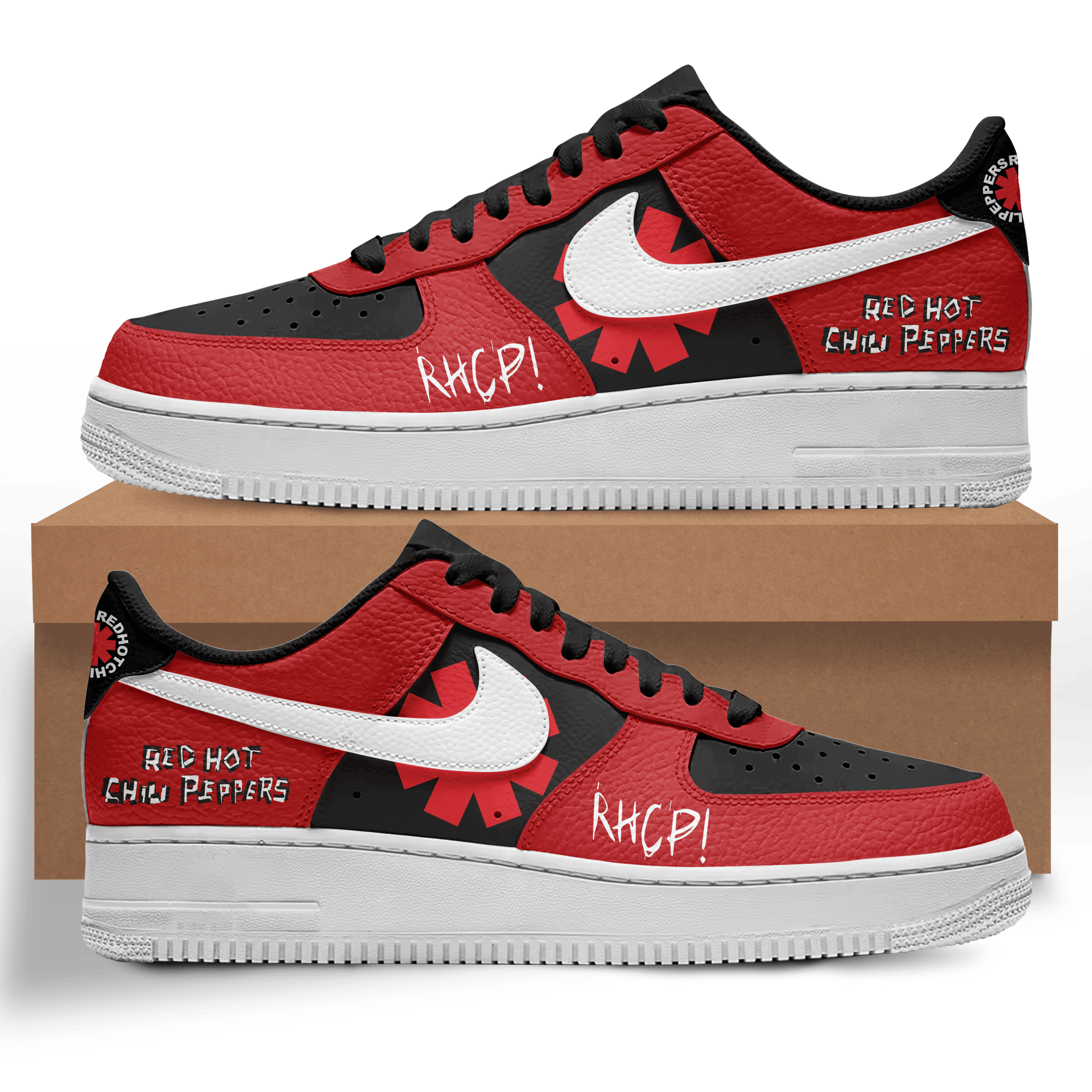 Red Hot Chili Peppers Air Force 1 Sneakers Shoes For Men And Women