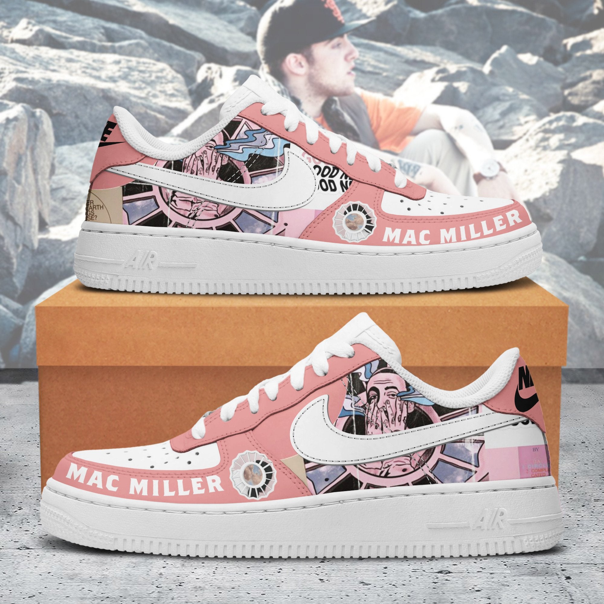 Mac Miller Air Low-Top Sneakers Shoes Special Gift For Men Women