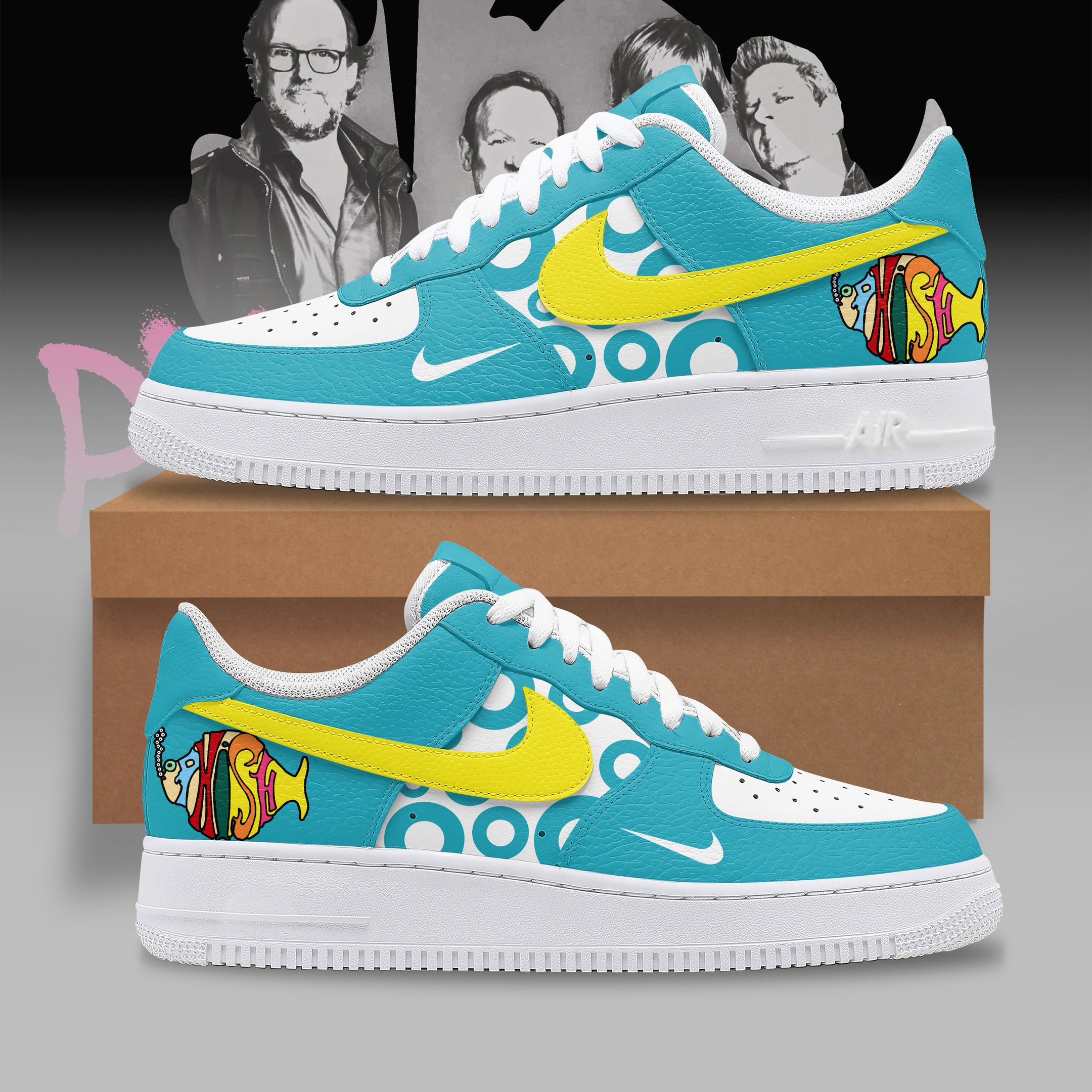 Phish Air Low-Top Sneakers Shoes For Men And Women