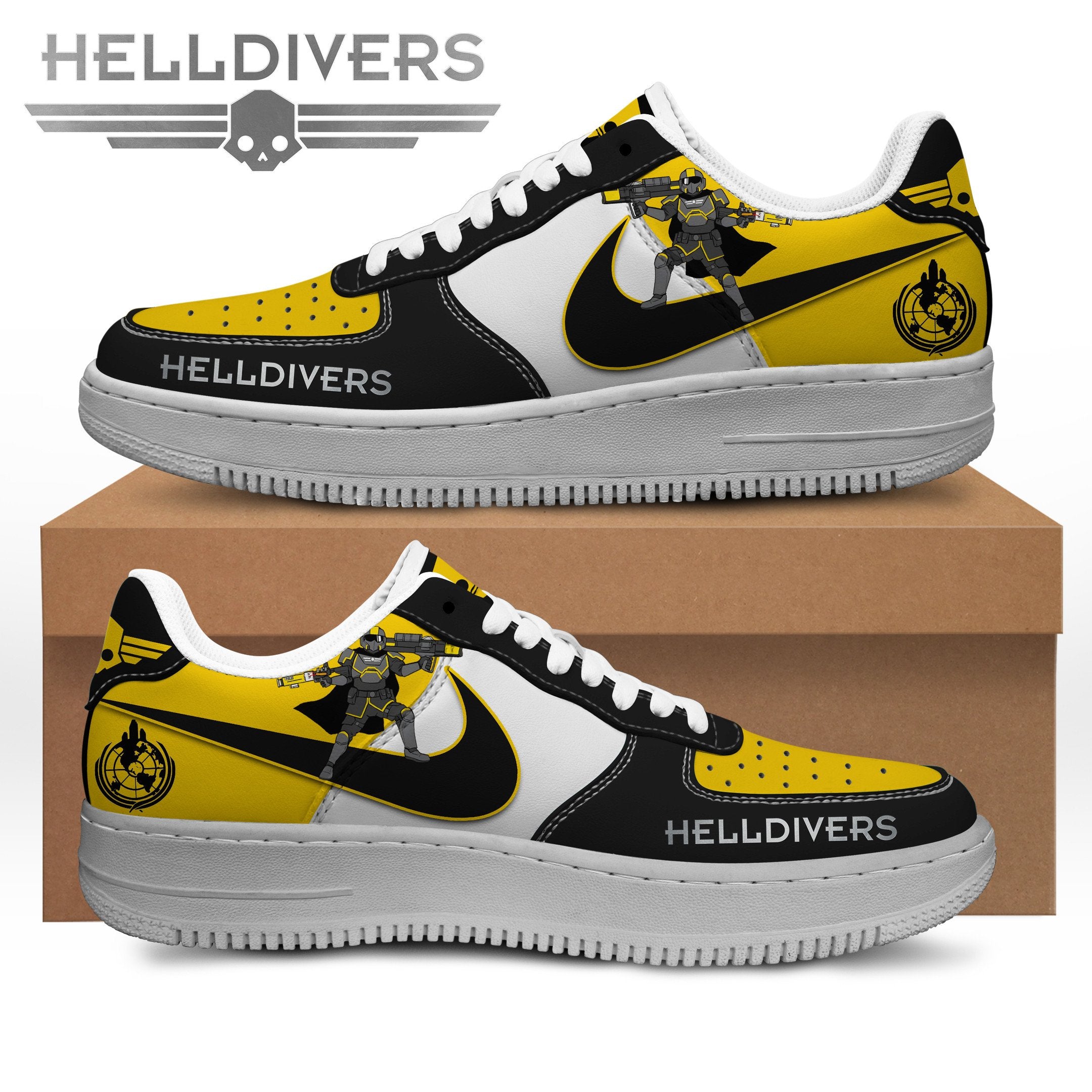 Helldivers Air Low-Top Sneakers Shoes Special Gift For Men Women