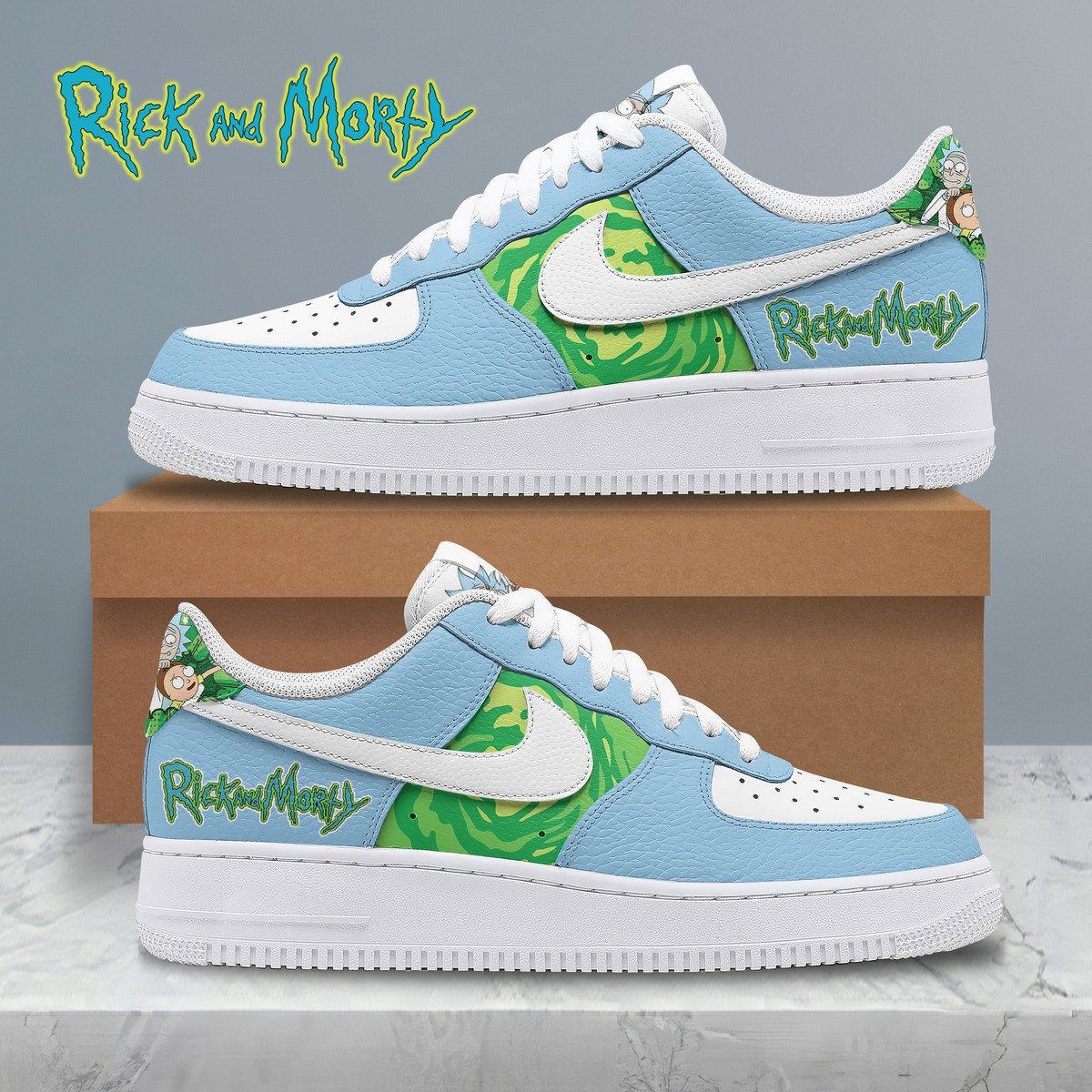Rick And Morty Air Low-Top Sneakers Shoes For Men And Women