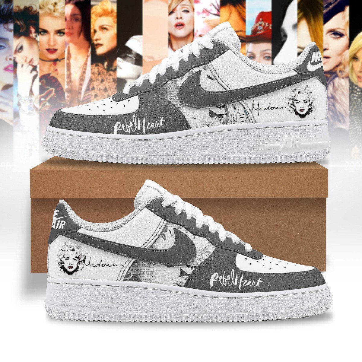 Madonna Air Force 1 Sneakers Shoes For Men And Women