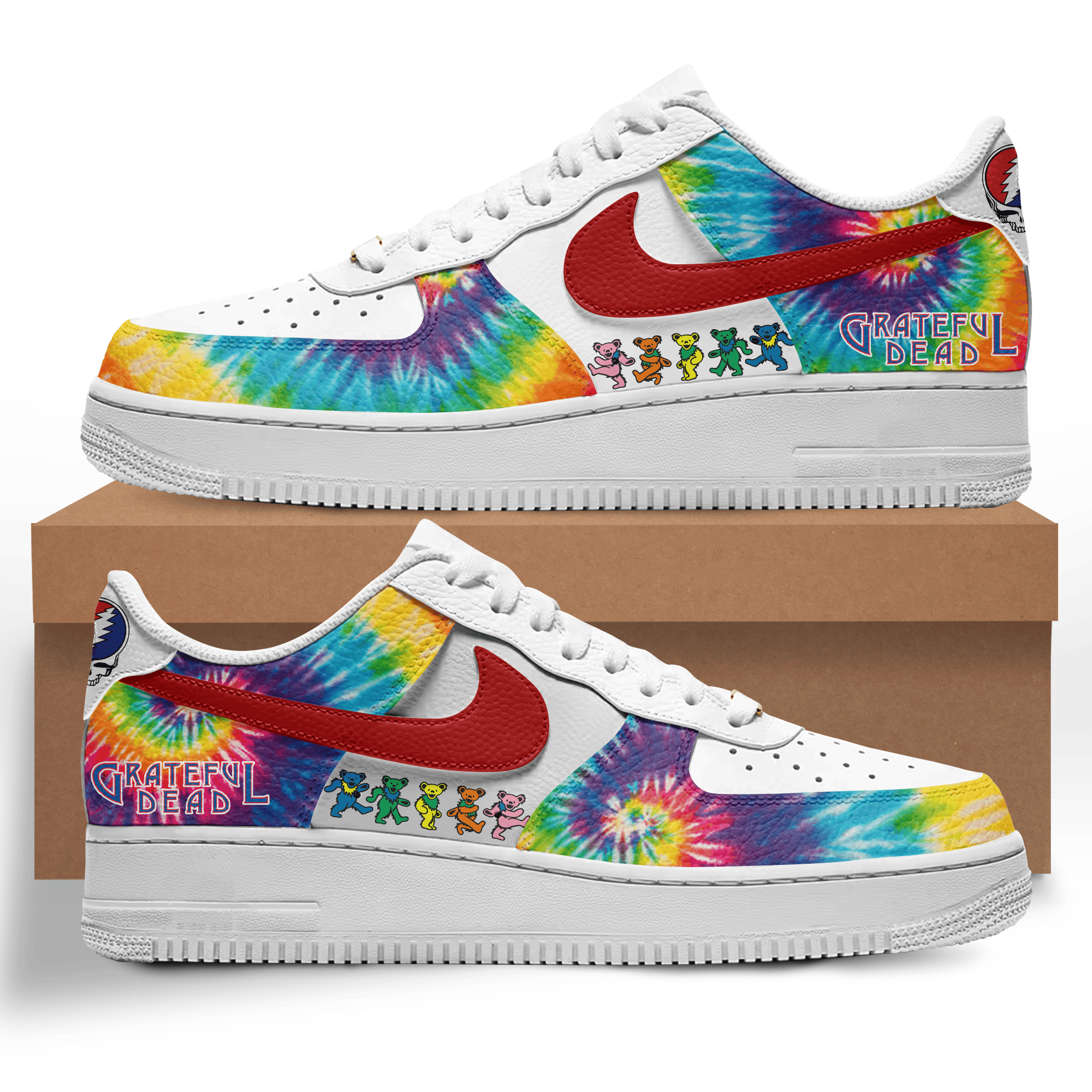 Greatful Dead Air Low-Top Sneakers Shoes For Men And Women