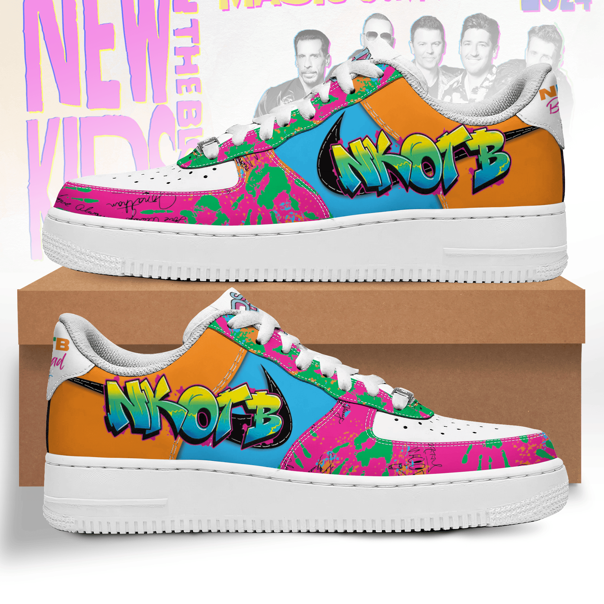 New Kids On The Block Air Low-Top Sneakers Shoes Special Gift For Men Women