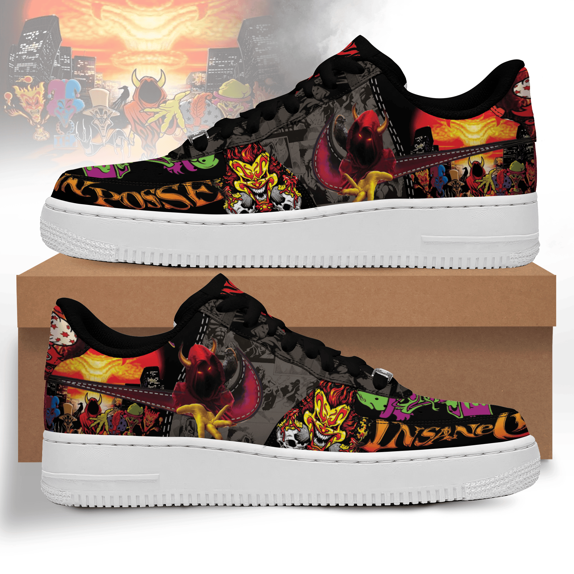 Insane Clown Posse Air Low-Top Sneakers Shoes Special Gift For Men Women