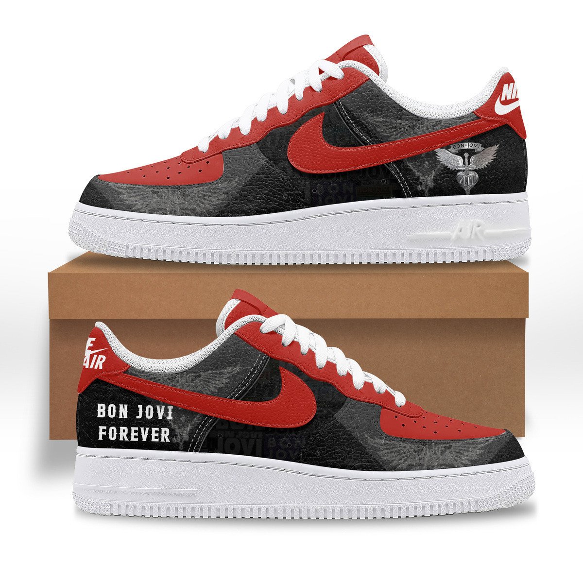 Bon Jovi Air Force 1 Sneakers Shoes For Men And Women