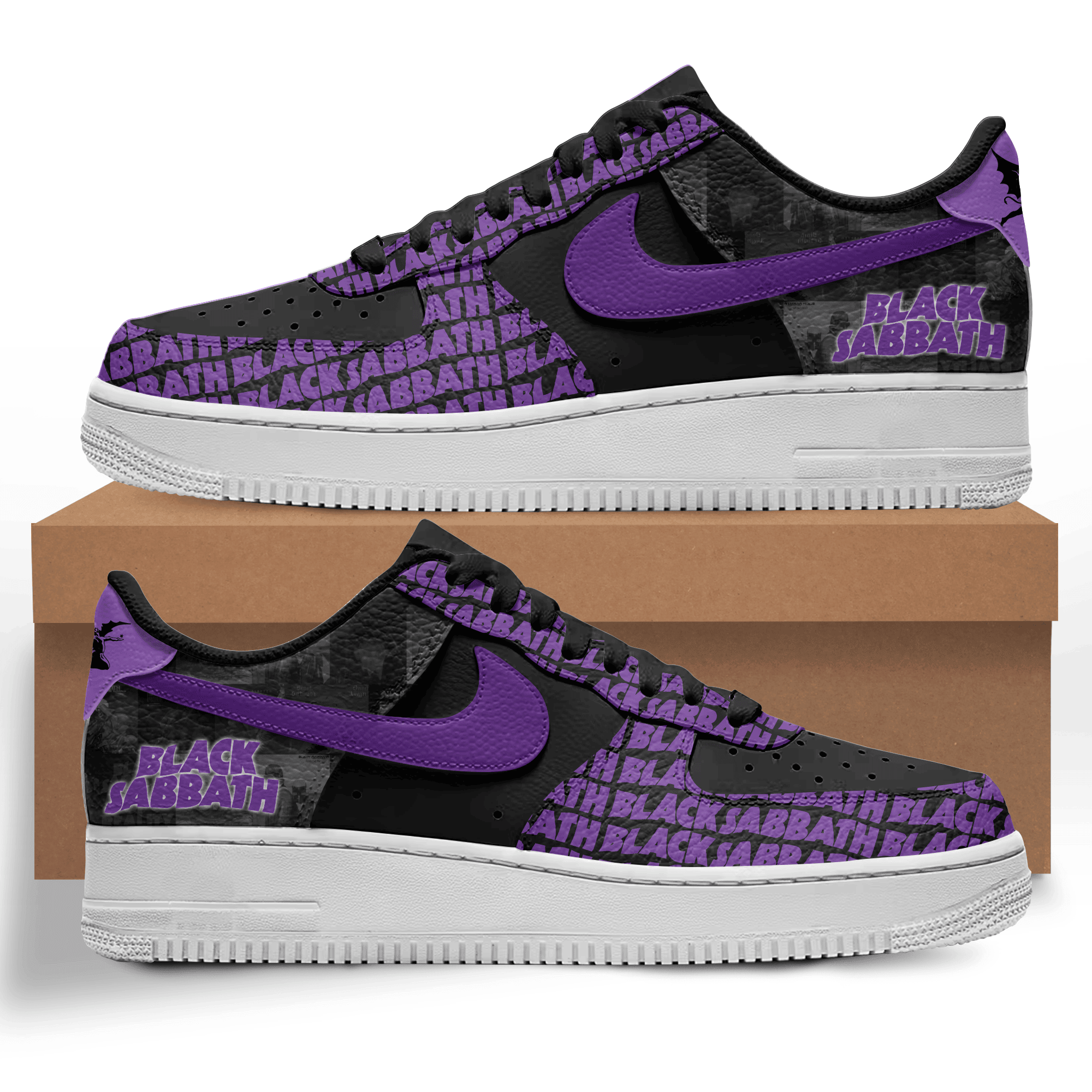 Black Sabbath Air Low-Top Shoes Sneakers For Men And Women
