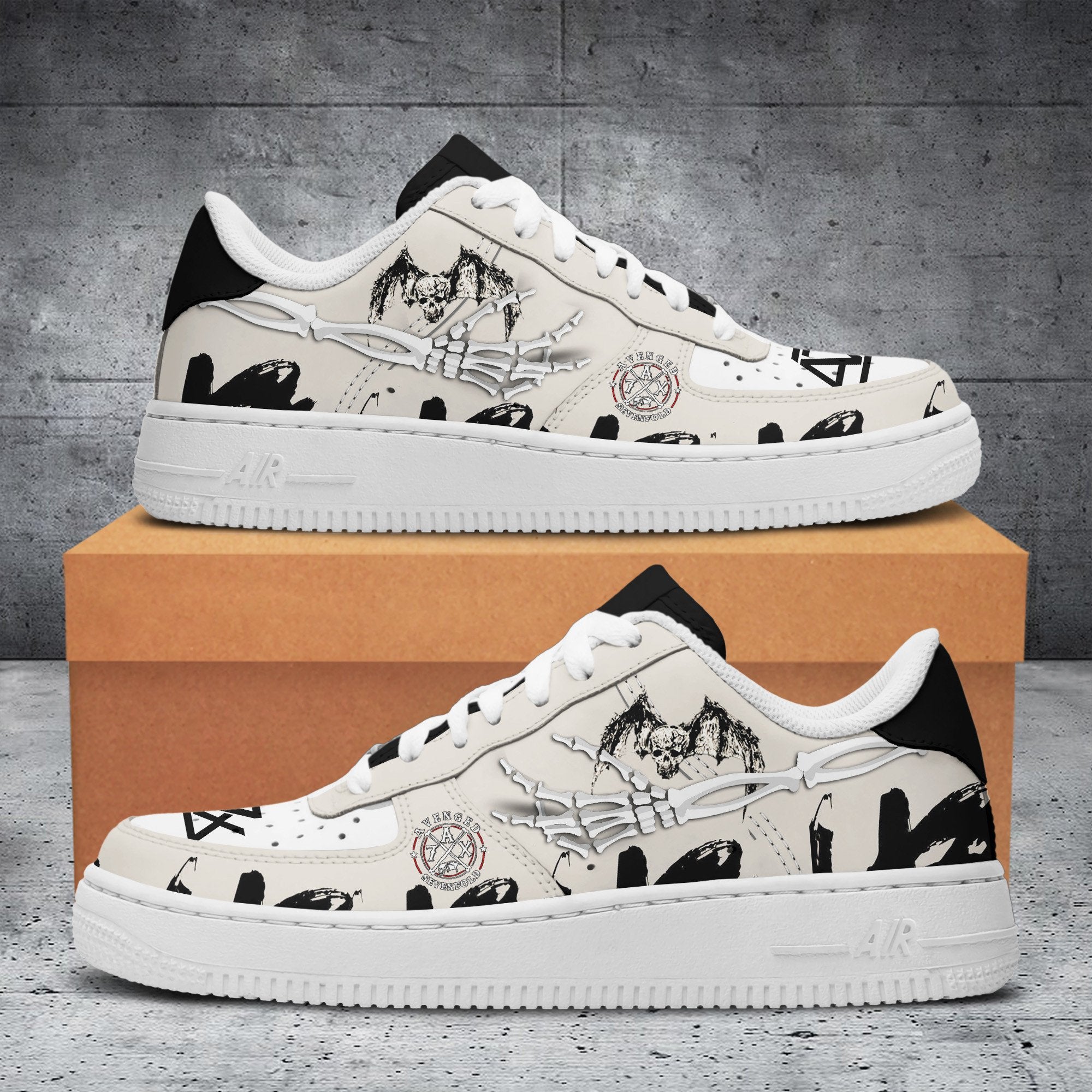 Avenged Sevenfold Air Force 1 Sneakers Shoes For Men And Women