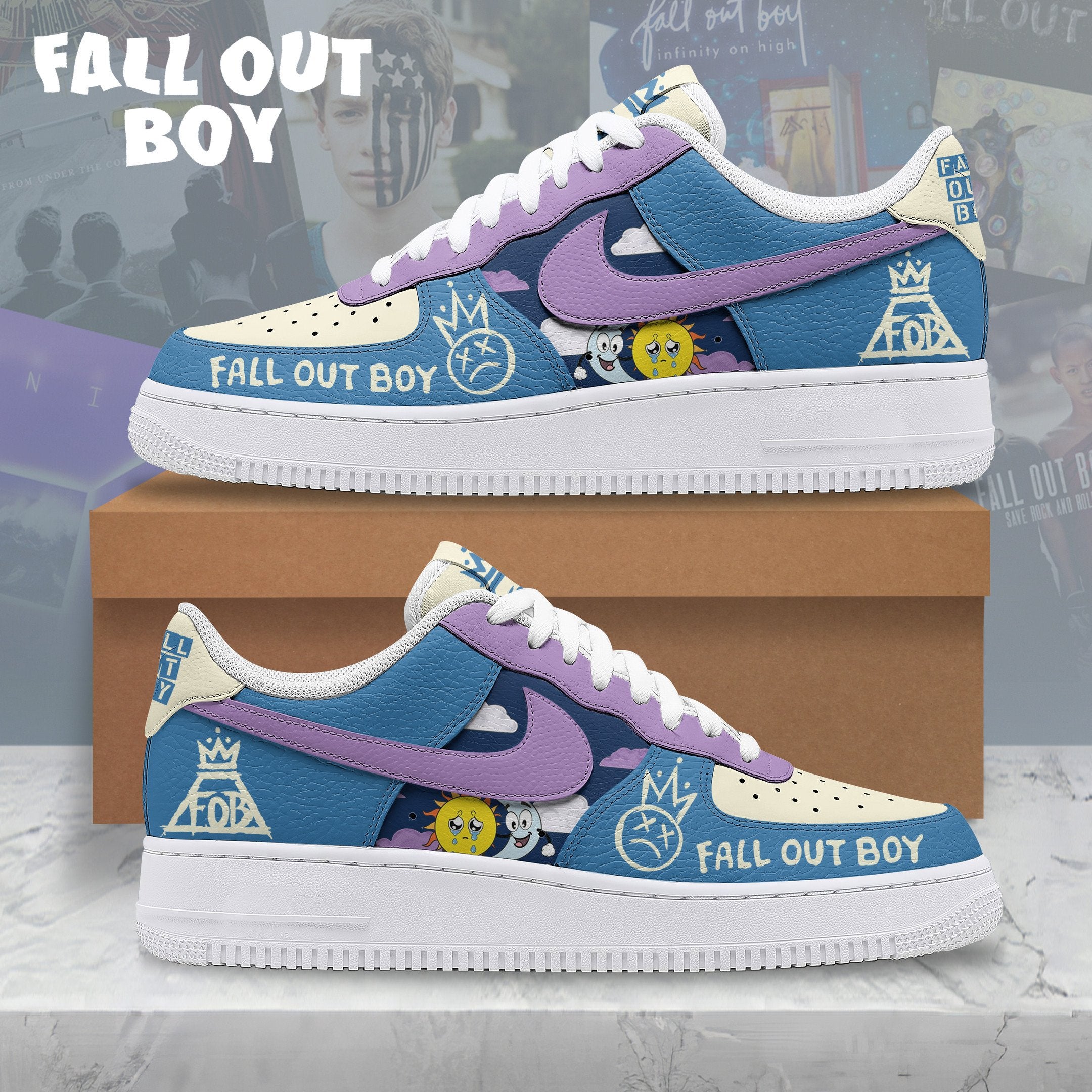 Fall Out Boy Air Low-Top Sneakers Shoes Special Gift For Men Women